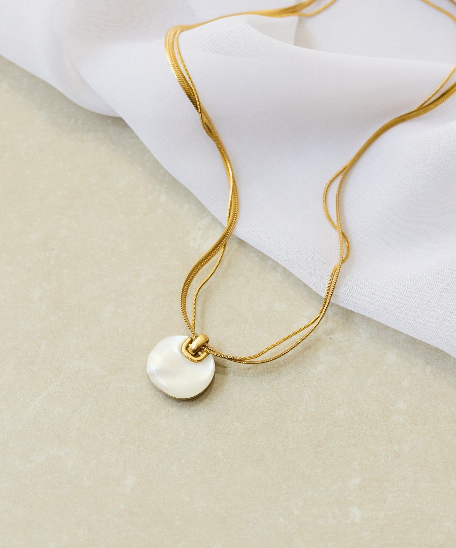 ear PAPILLONNER(イア パピヨネ) スネークトップネックレス《WEB＆一部店舗限定/金属アレルギー対応/ステンレス》