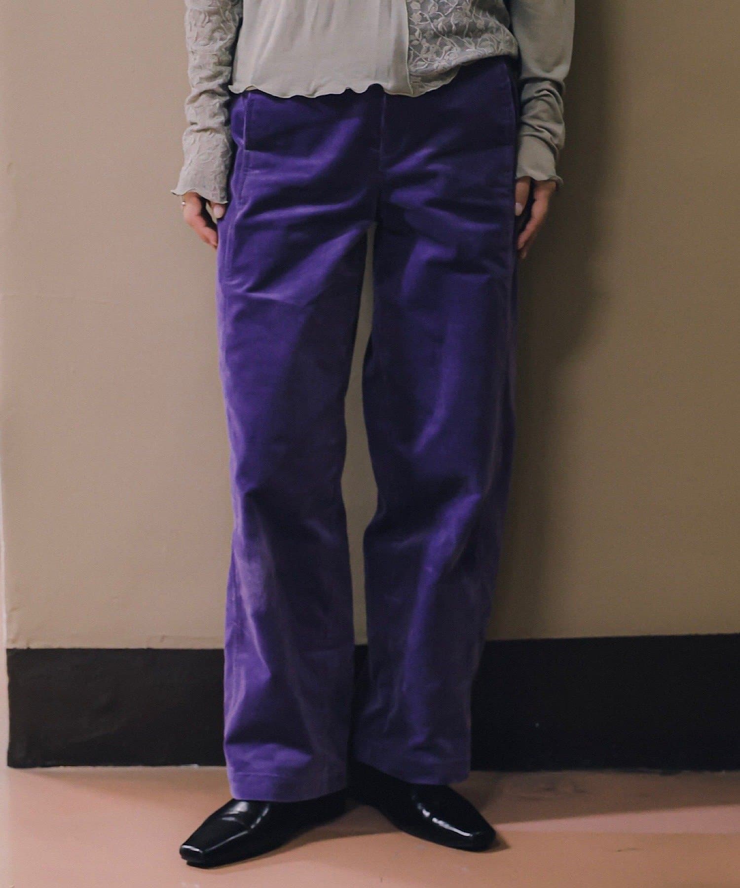 Kastane(カスタネ) 【CINAMOD】CORDUROYCOCOON-SILHOUETTE PANTS