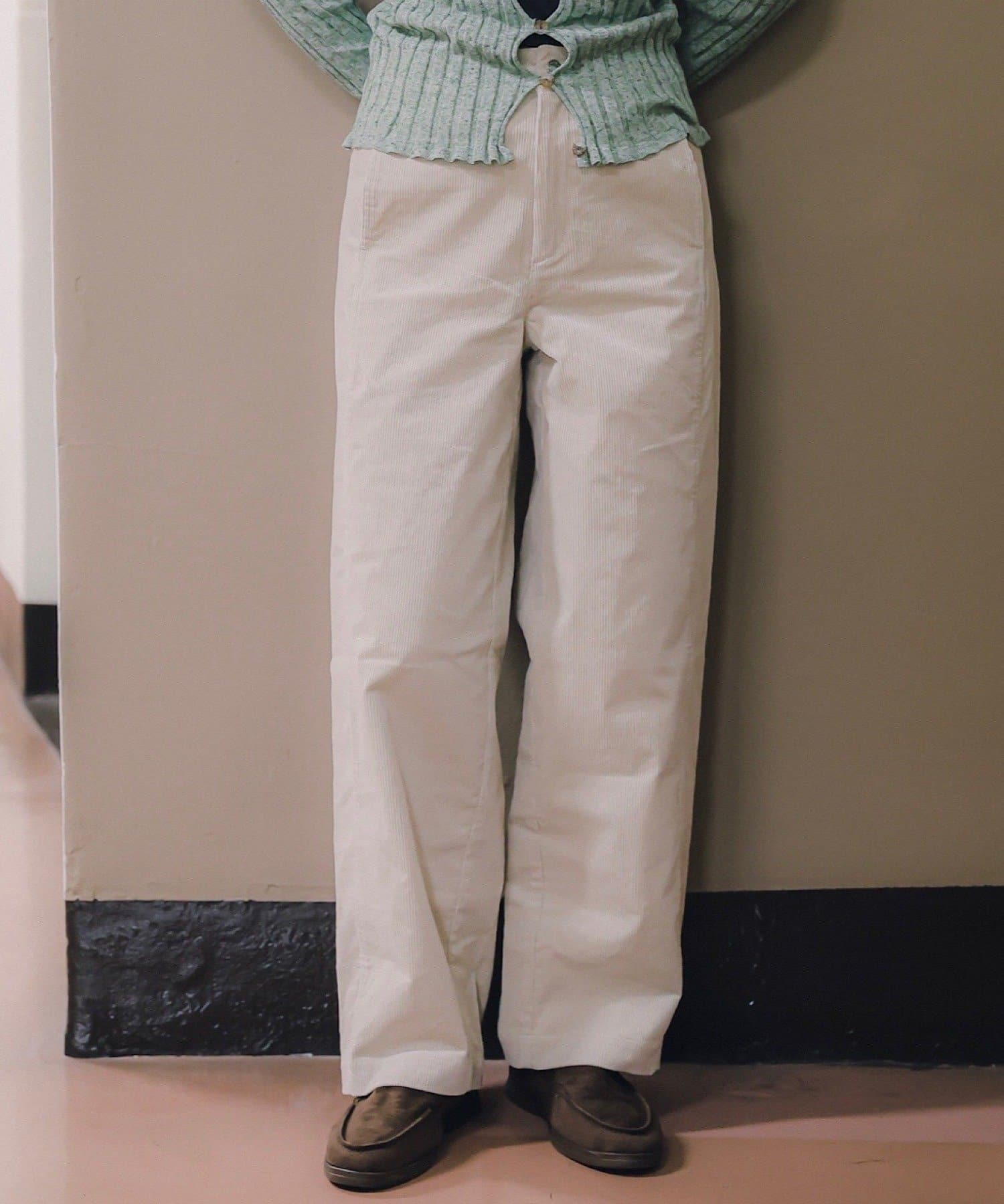 Kastane(カスタネ) 【CINAMOD】CORDUROYCOCOON-SILHOUETTE PANTS