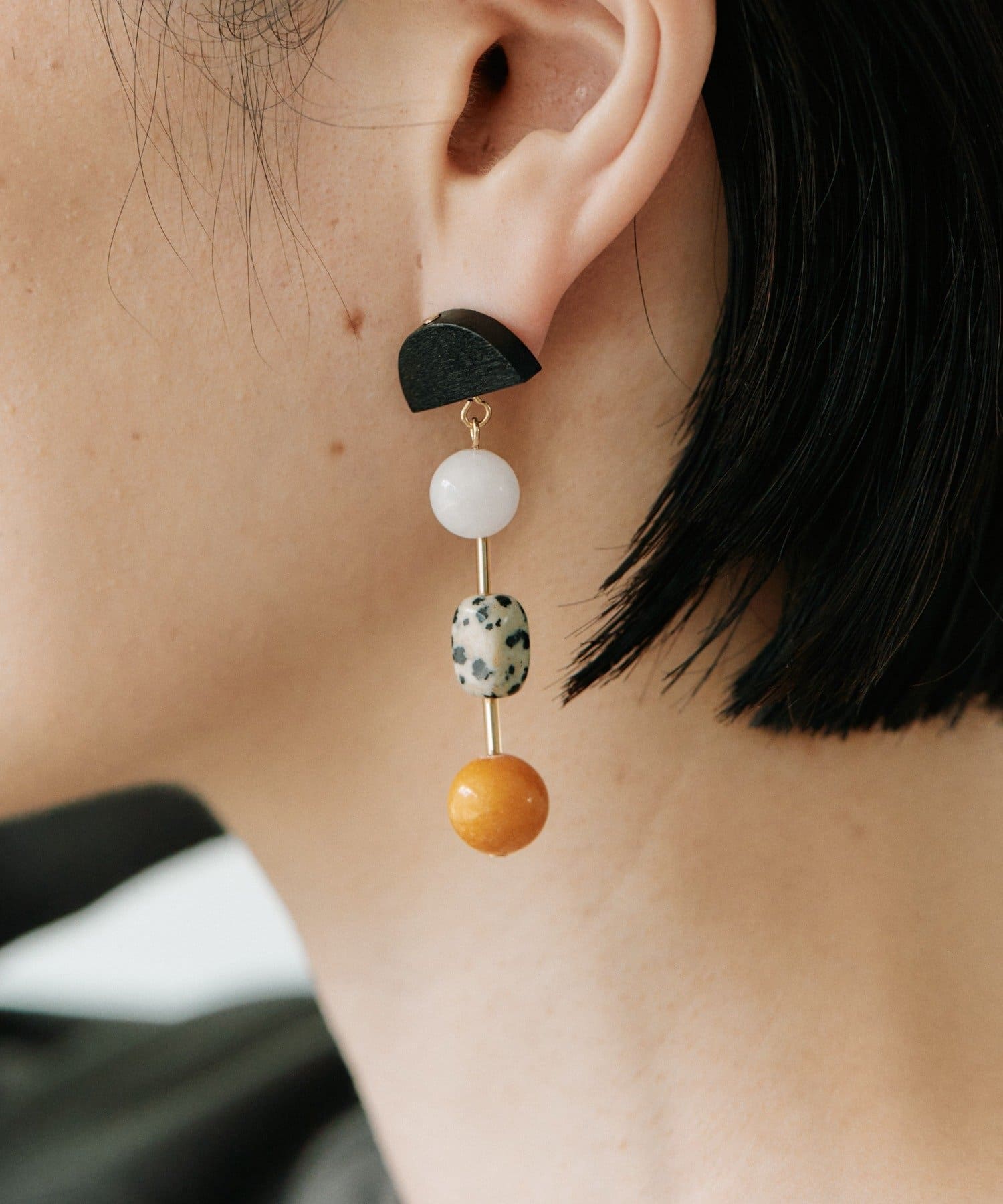 ear PAPILLONNER(イア パピヨネ) プレイフル振り子ピアス《WEB＆一部店舗限定》
