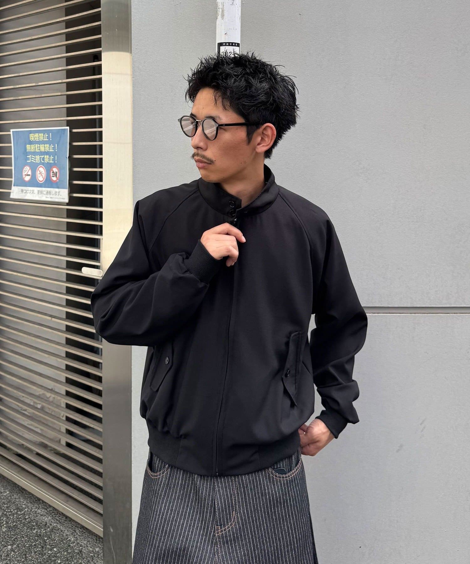 CIAOPANIC(チャオパニック) 2WAYスタンドネッククロップドジャケット