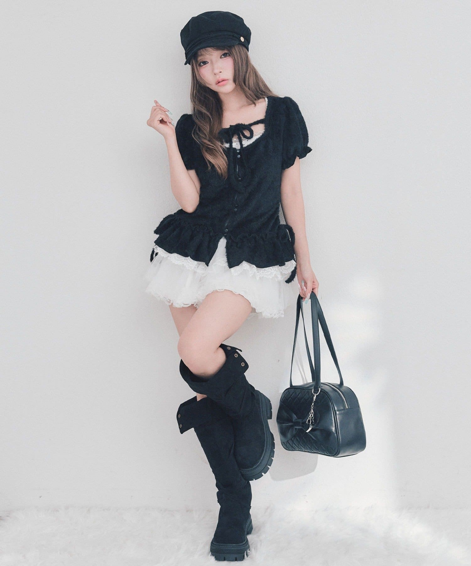 OLIVE des OLIVE(オリーブ デ オリーブ) フェザーチュニック