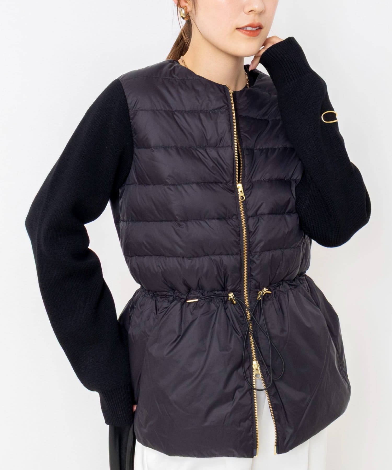 NOLLEY'S(ノーリーズ) 【WEB＆一部店舗限定】【TAION/タイオン】ニットコンビダウンジャケット