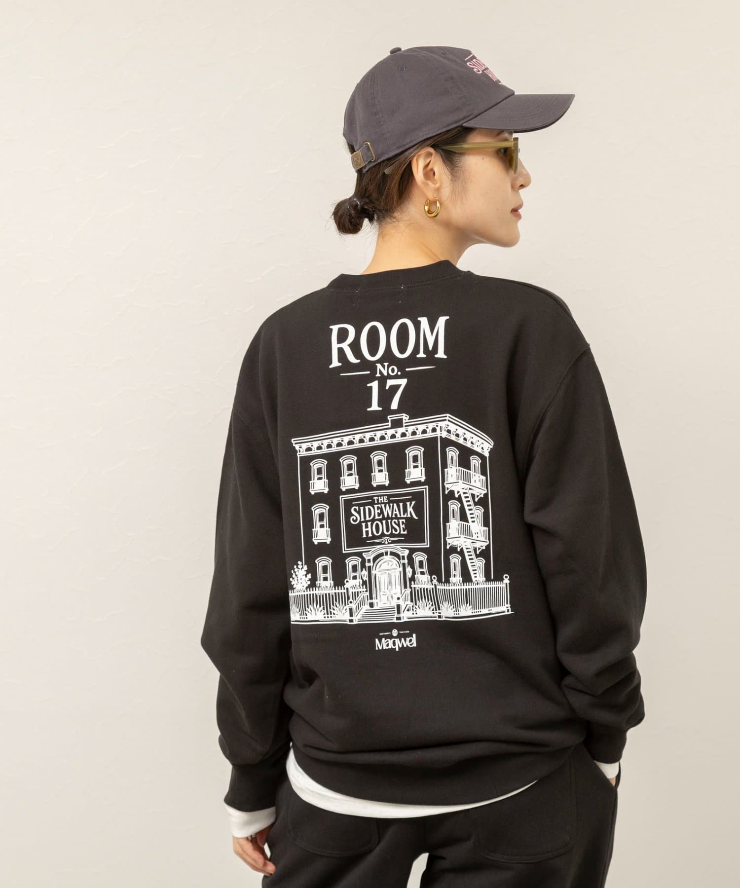 NOLLEY'S(ノーリーズ) 《セットアップ対応》【MAQWEL/マクウェル】 ROOM#17スウェット
