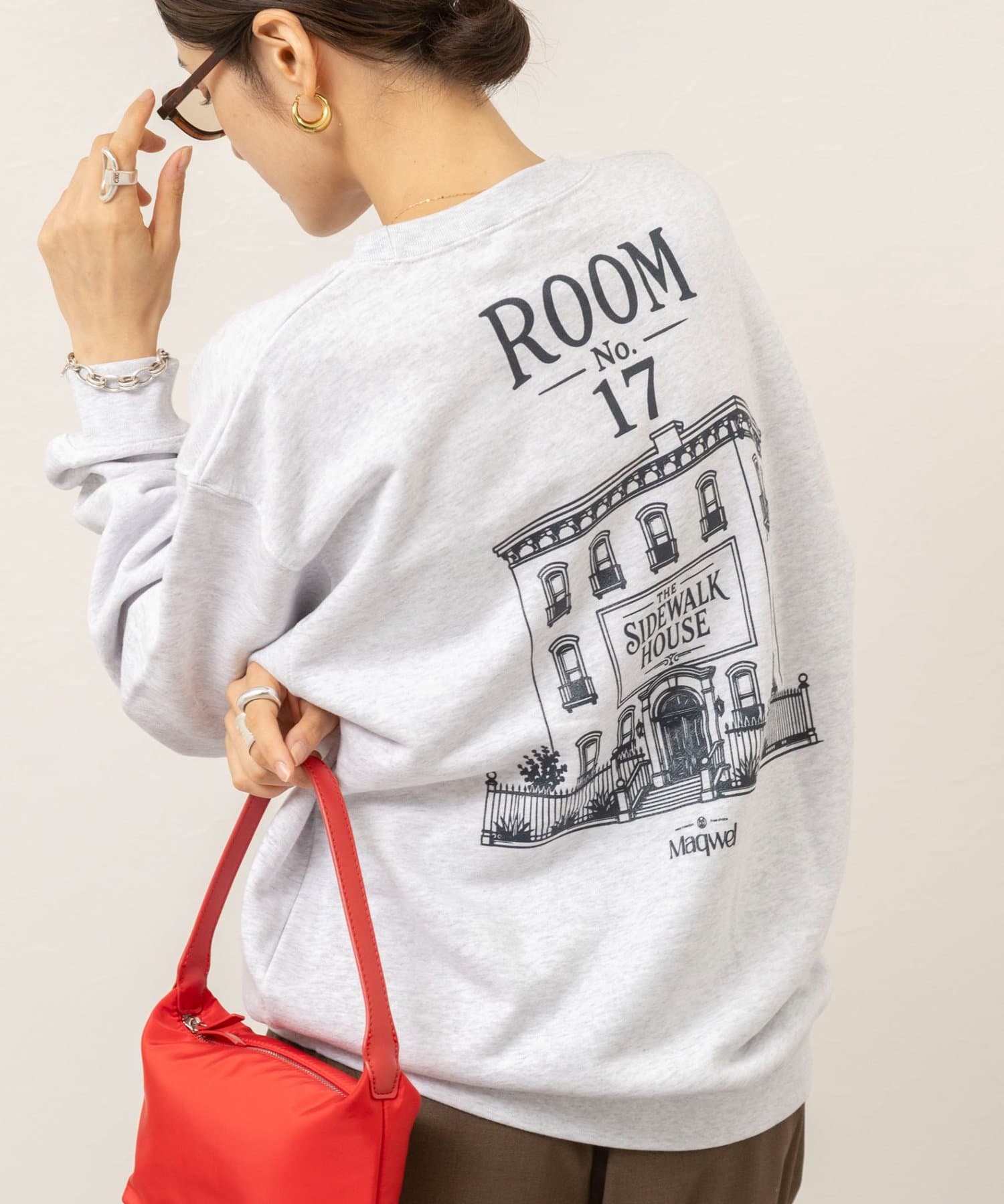 NOLLEY'S(ノーリーズ) 《セットアップ対応》【MAQWEL/マクウェル】 ROOM#17スウェット
