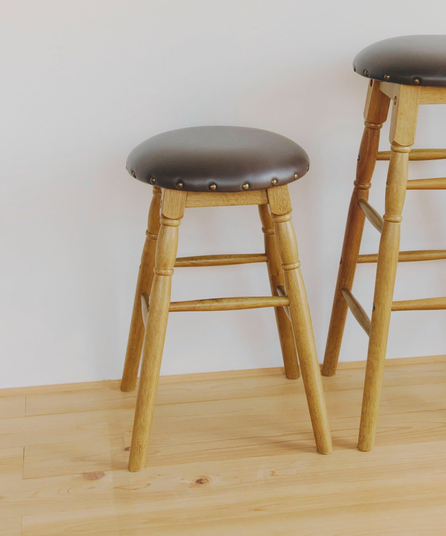 salut!(サリュ) 《WEB限定商品》フェイクレザースツール／natural vintage