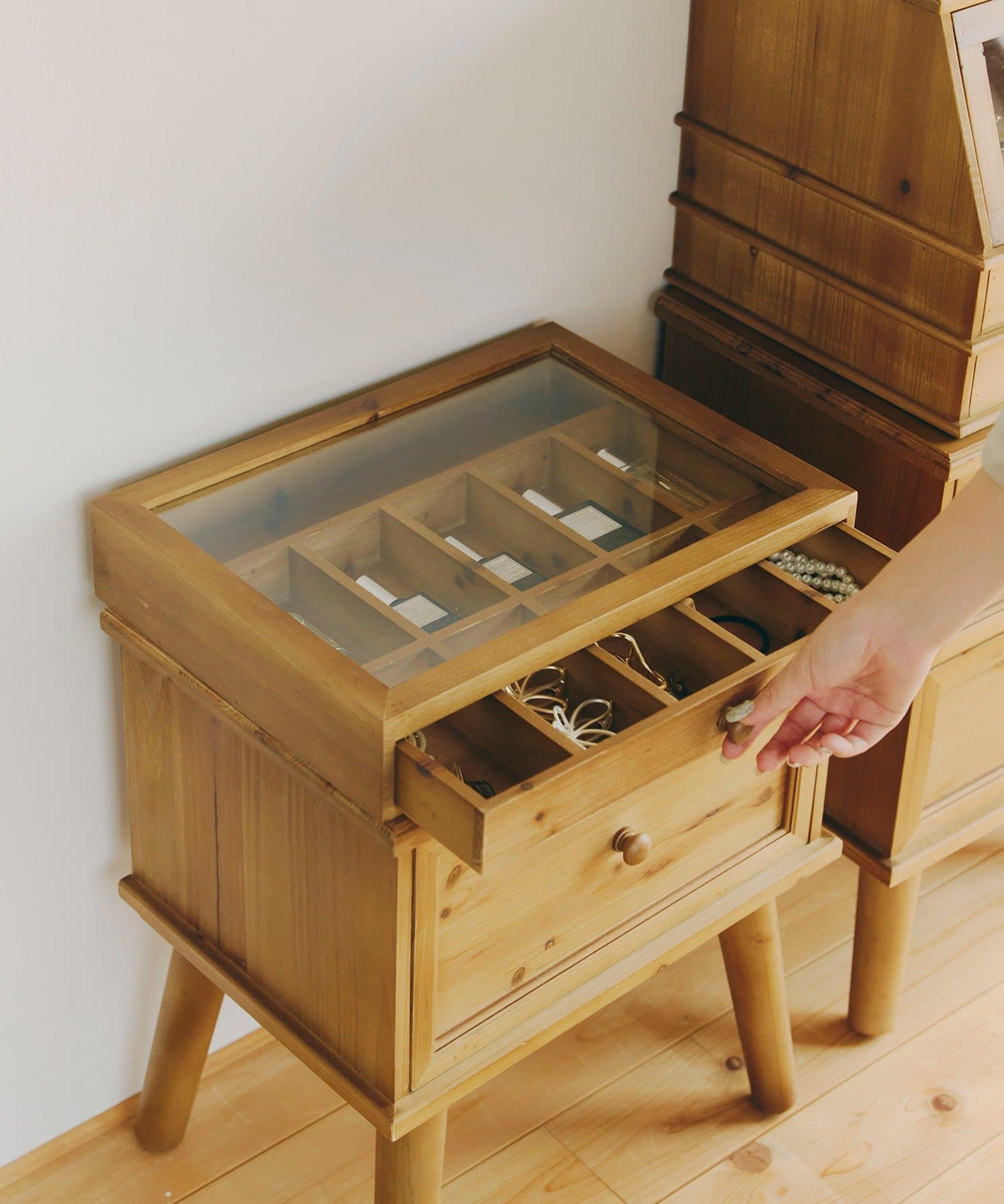 salut!(サリュ) 《WEB限定商品》コレクション収納ボックス／natural vintage