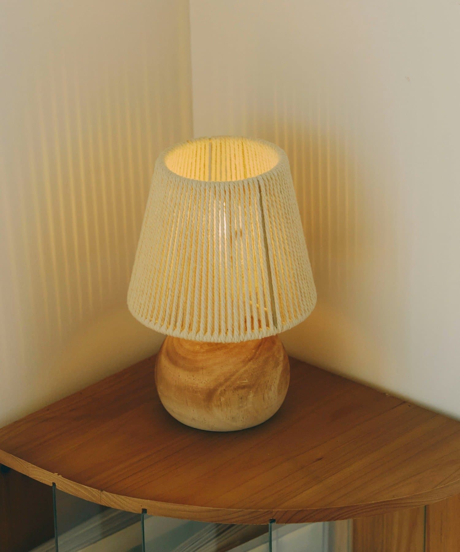 salut!(サリュ) 《WEB限定商品》ナチュラルロープシェードLEDライト／natural vint