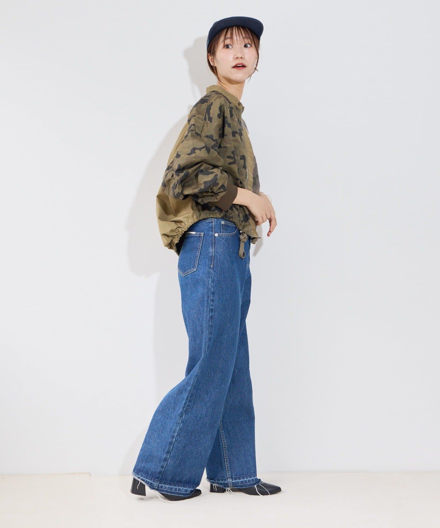 CIAOPANIC TYPY(チャオパニックティピー) 【etsinta】リメイクZIP柄シャツジャケット