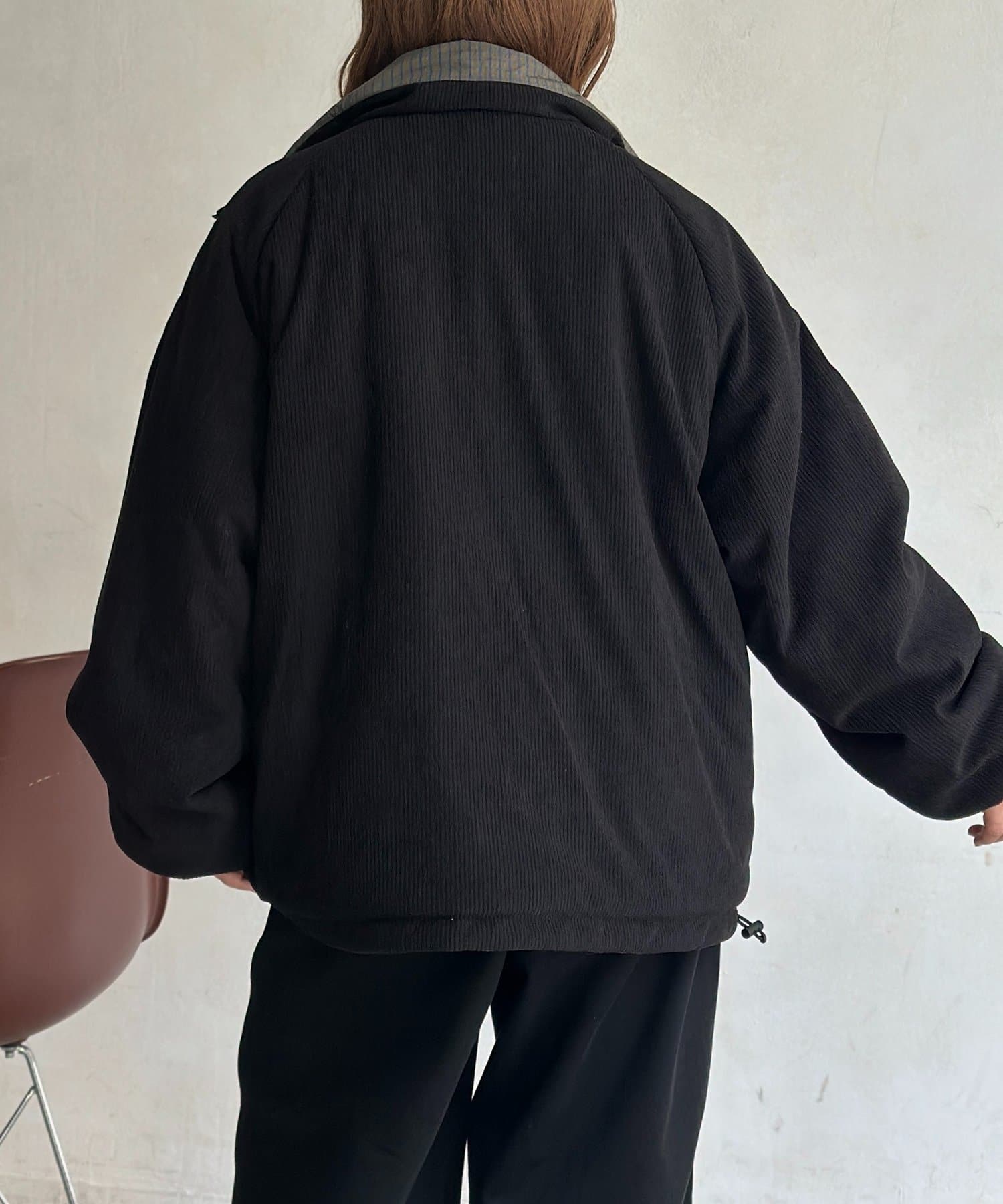 CPCM(シーピーシーエム) リバーシブル中綿スタンドブルゾン