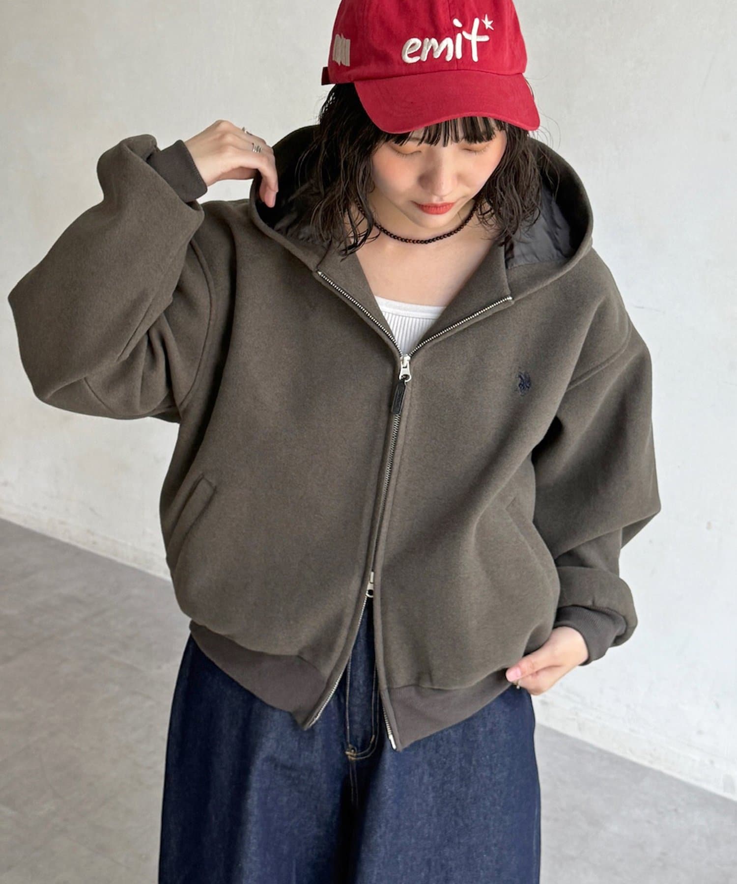 CPCM(シーピーシーエム) 【U.S. POLO ASSN.】メルトンジップパーカー