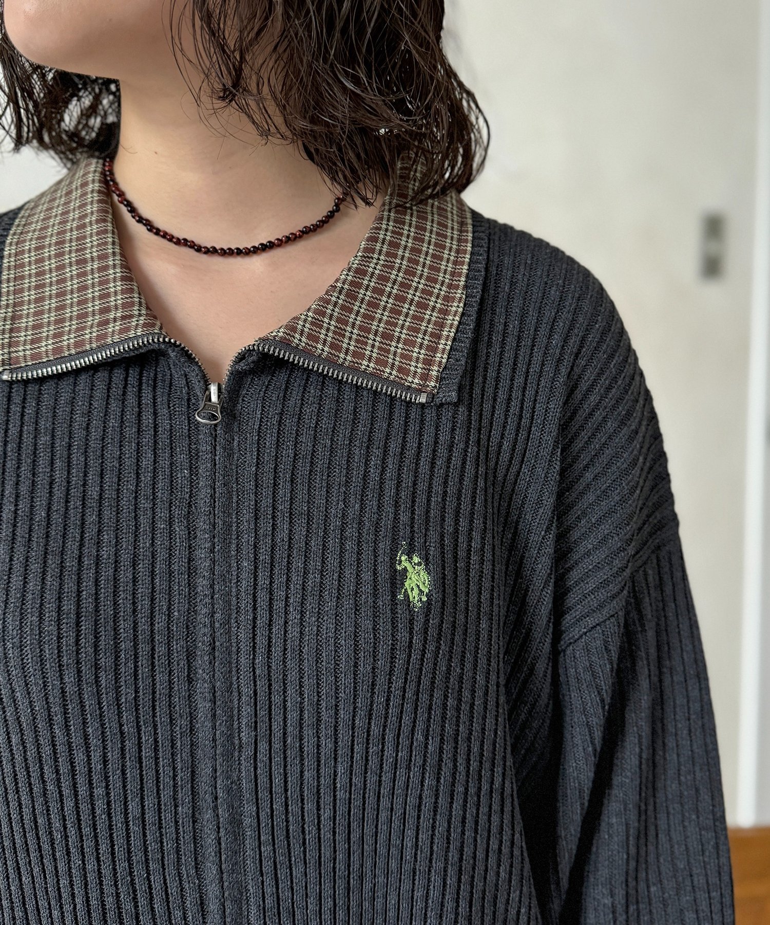 CPCM(シーピーシーエム) 【U.S. POLO ASSN.】ドライバーズニット