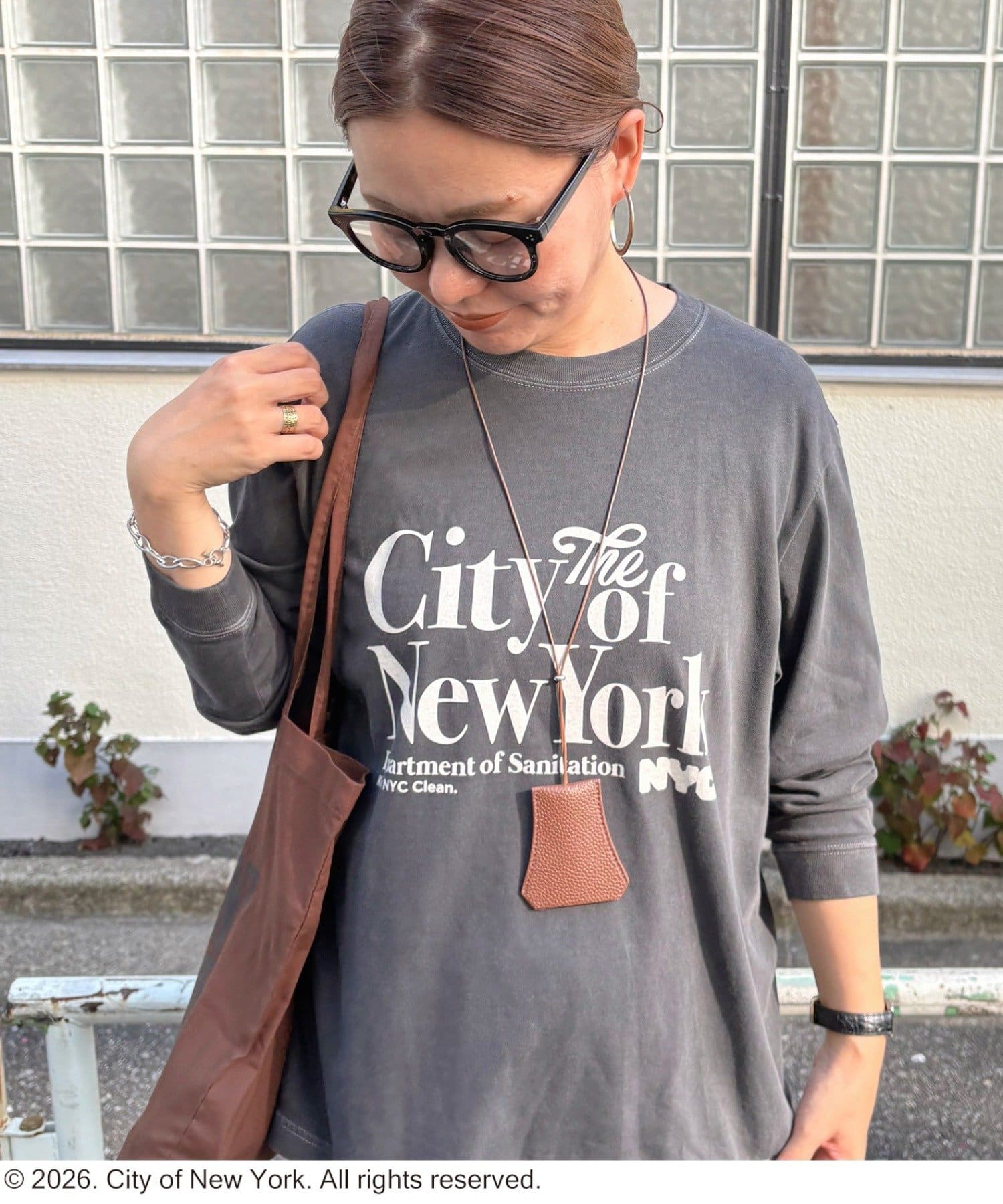 PUAL CE CIN(ピュアルセシン) 【＠remi_usus企画×GOOD ROCK SPEED別注】NYC ロンT
