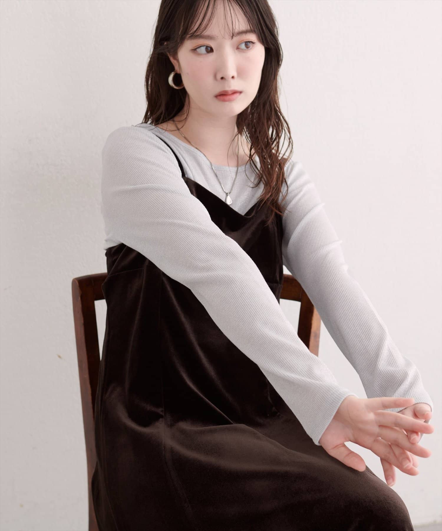 natural couture(ナチュラルクチュール) 前後２WAYプルオーバー
