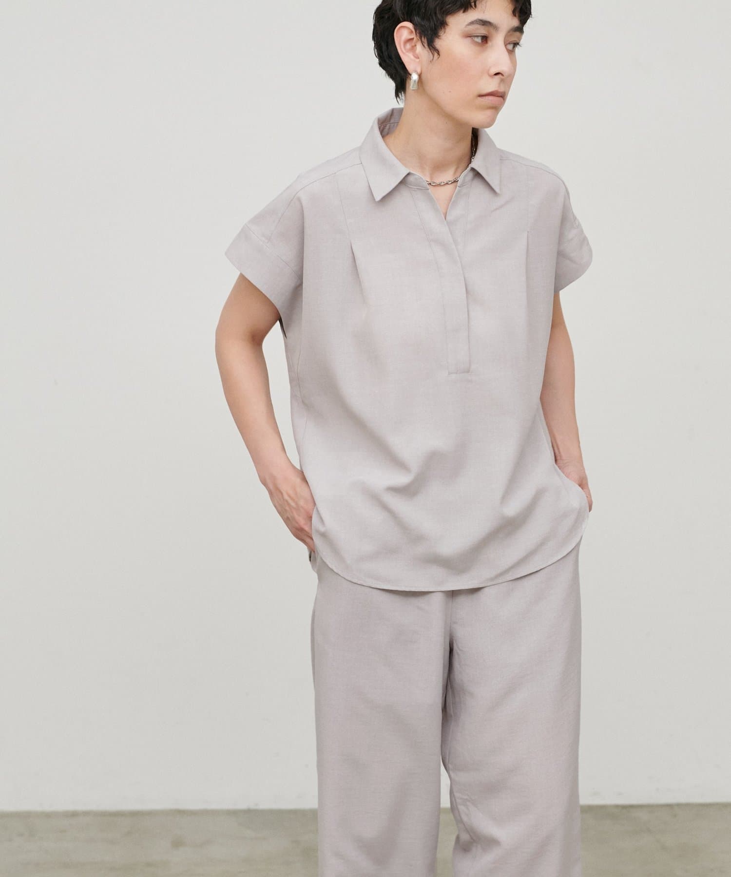 LARUTA(ラルータ) 接触冷感シャツパンツセット