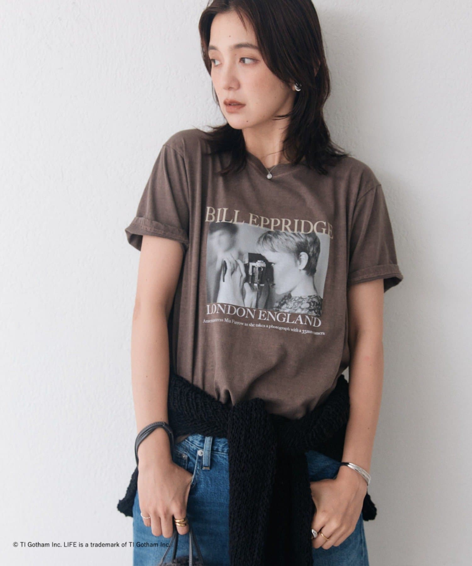 RIVE DROITE(リヴドロワ) 【LIFE PC】 Focus Photo Tee
