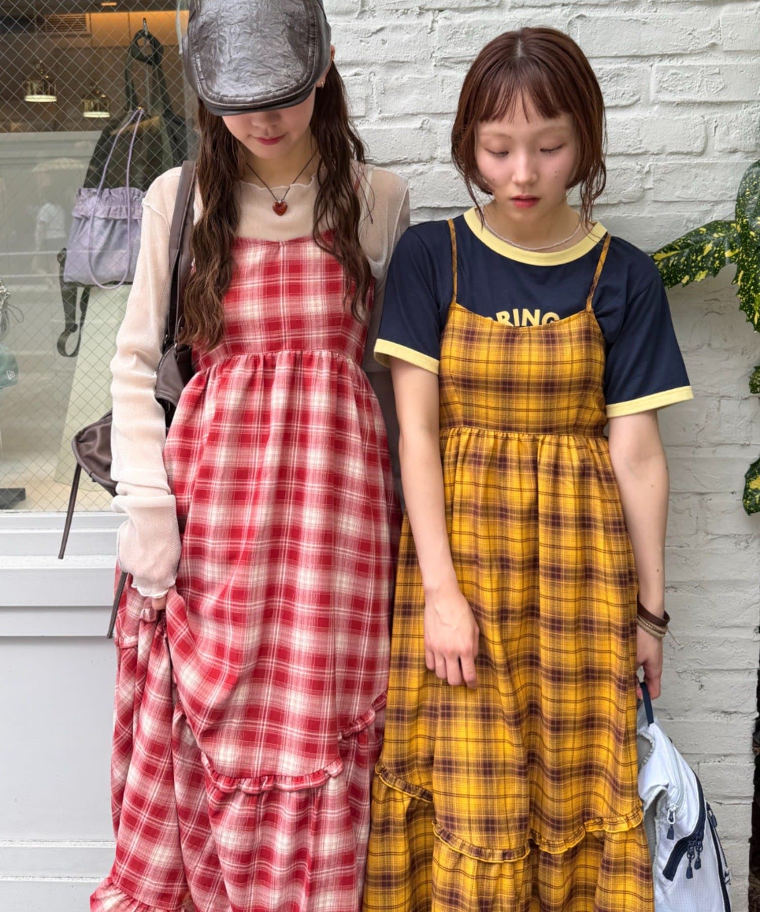 w closet(ダブルクローゼット) アソートティアードキャミワンピース
