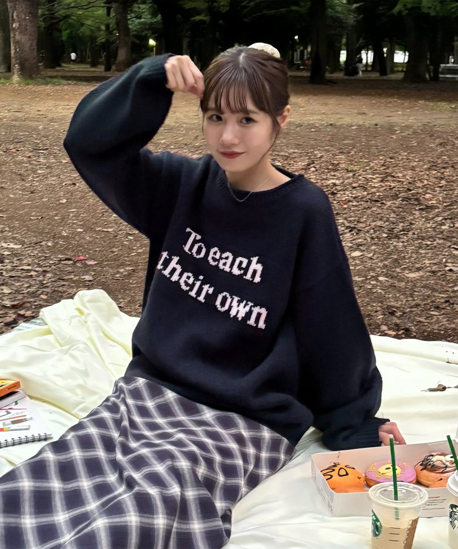 DISCOAT(ディスコート) 【umm.】ロゴニットプルオーバー《WEB限定》