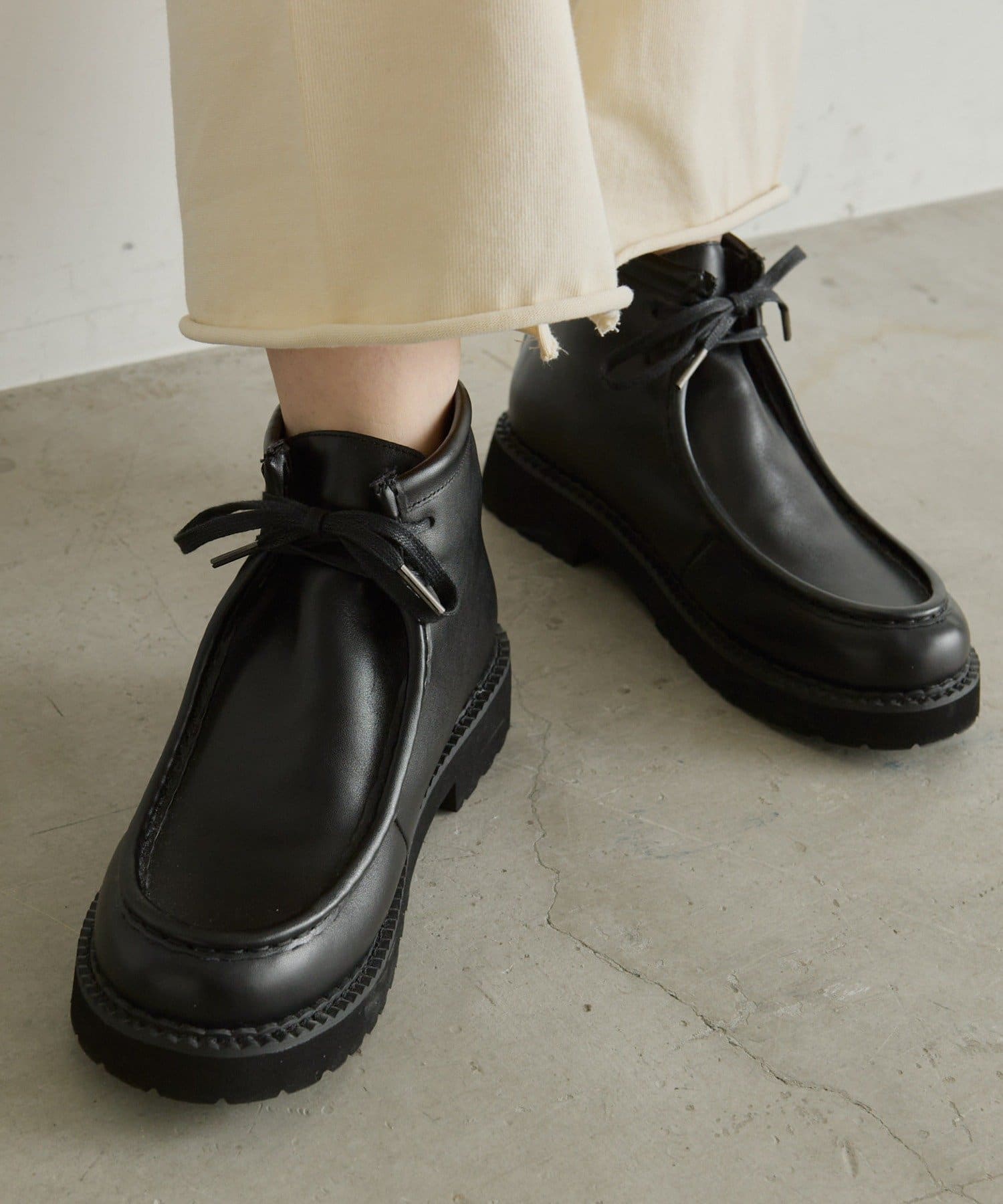ear PAPILLONNER(イア パピヨネ) 《3サイズ展開》レースアップシューズ【SUM1 STYLE(スミスタイル)】