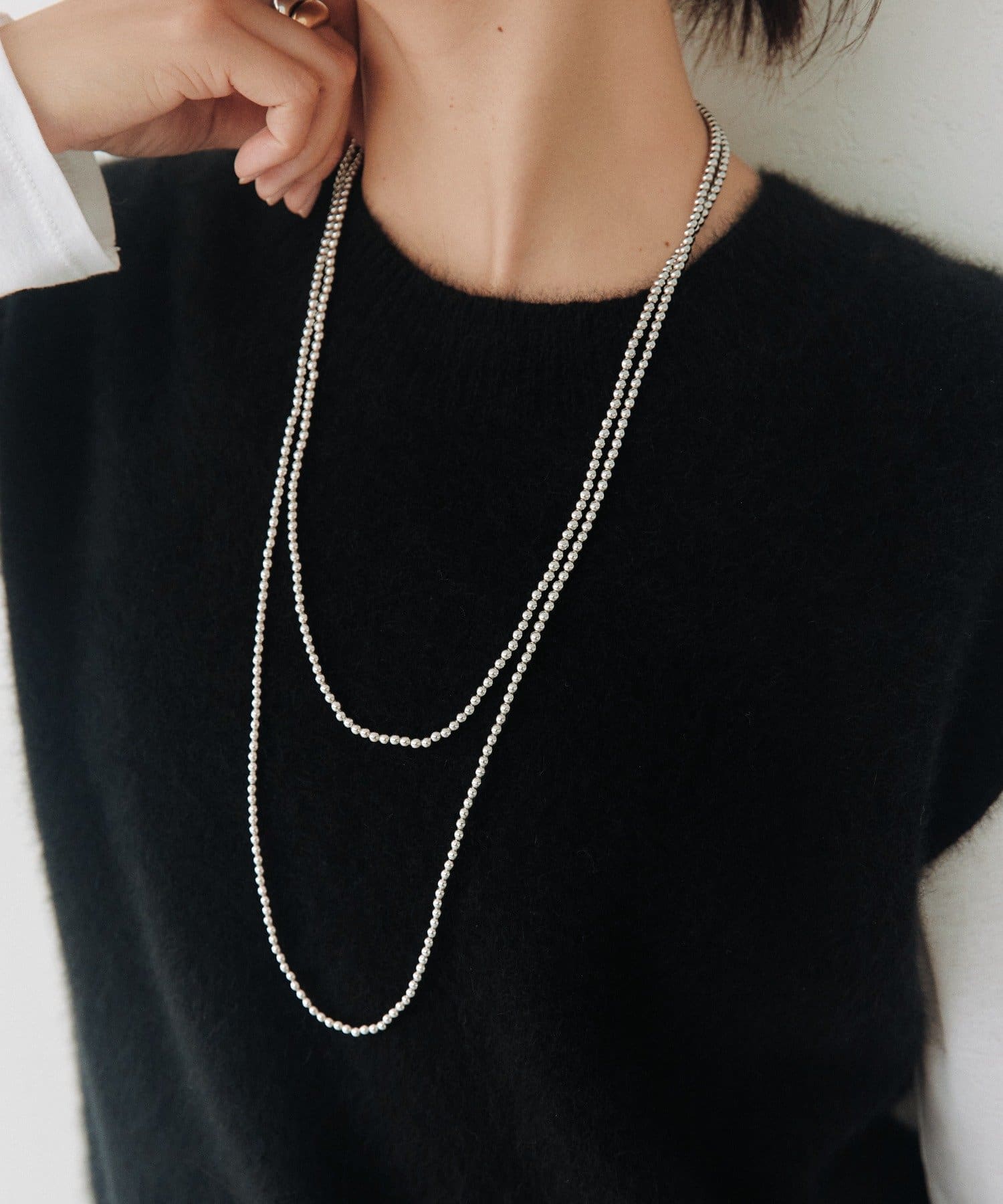 RIVE DROITE(リヴドロワ) 150cmボールビーズロングネックレス