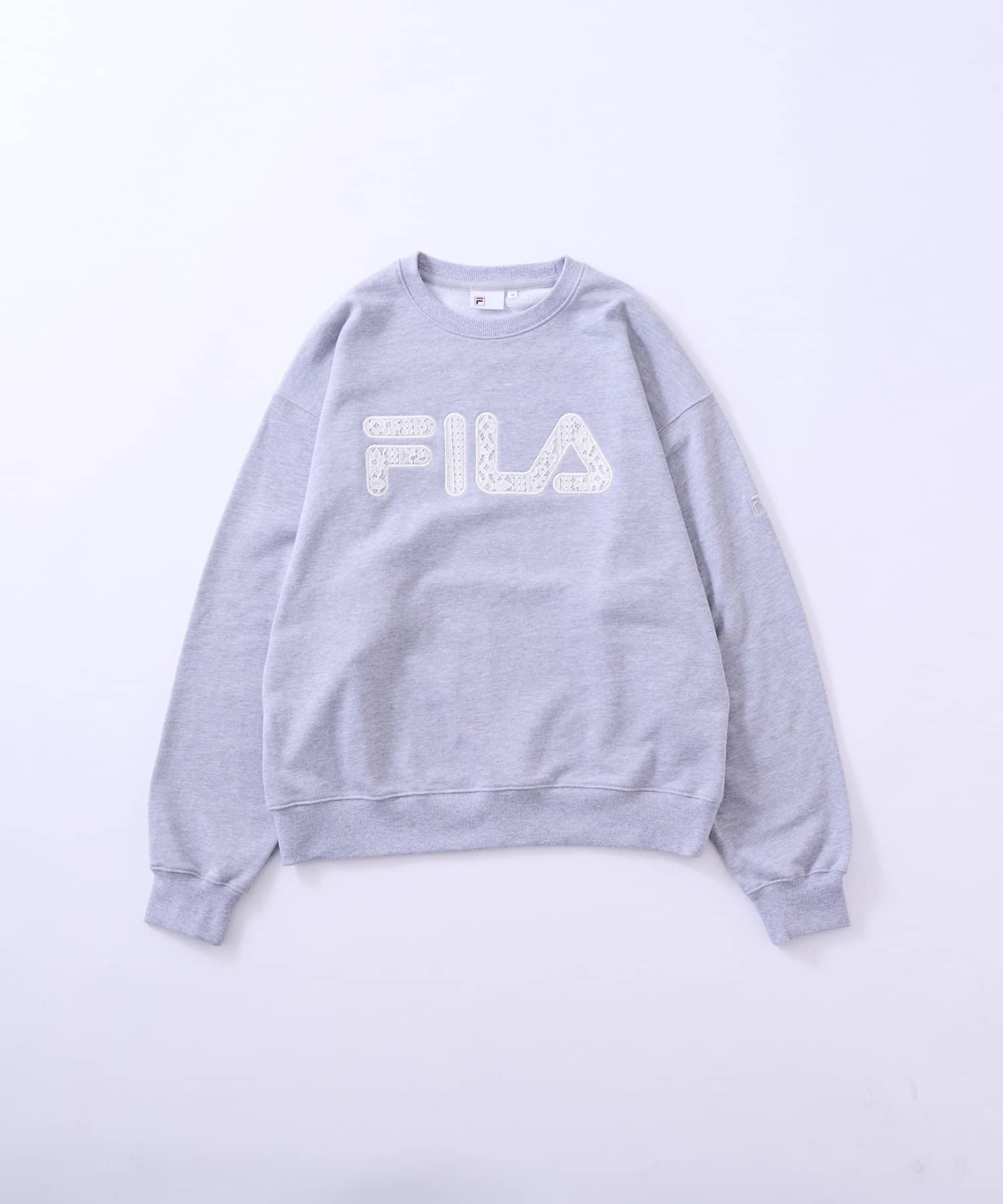 CIAOPANIC TYPY(チャオパニックティピー) 【 FILA 別注 】レースドッキング裏毛クルースウェット