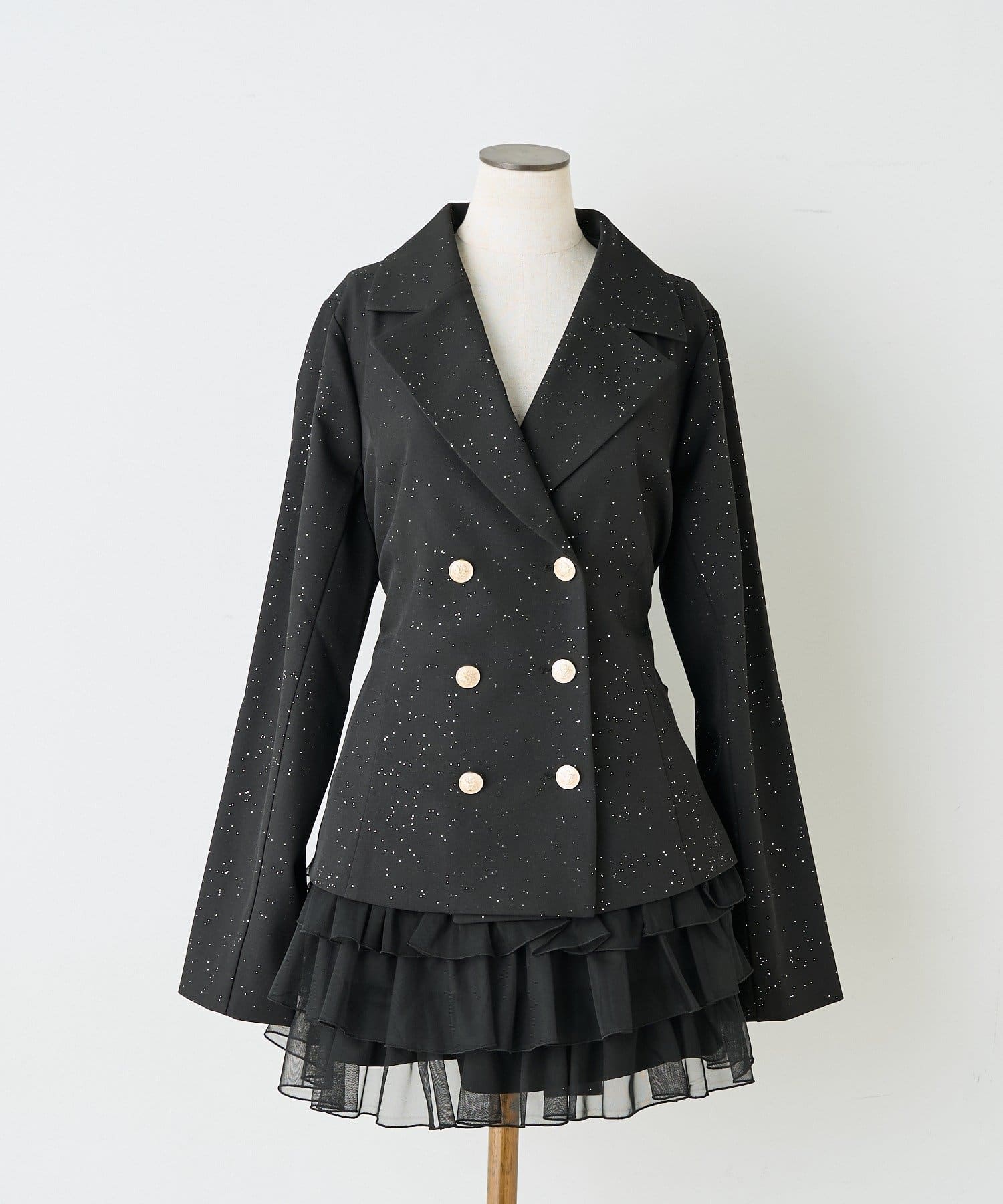 one after another NICE CLAUP(ワンアフターアナザー ナイスクラップ) 【SMサイズ展開】ティアードミニスカート/セットアップ可能