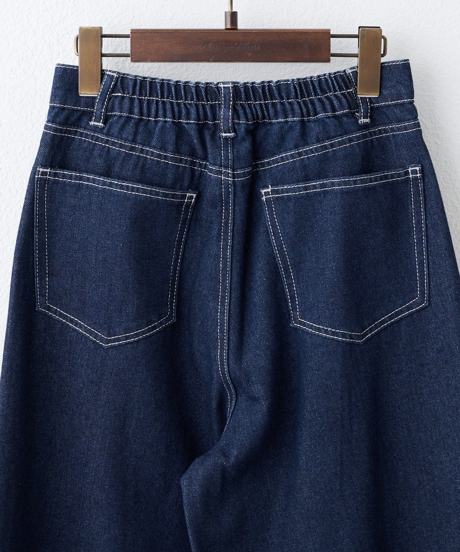 Remind me and forever(リマインドミーアンドフォーエバー) 【洗練ルーズ】きれいめカジュアルを叶えるタックカーブデニム