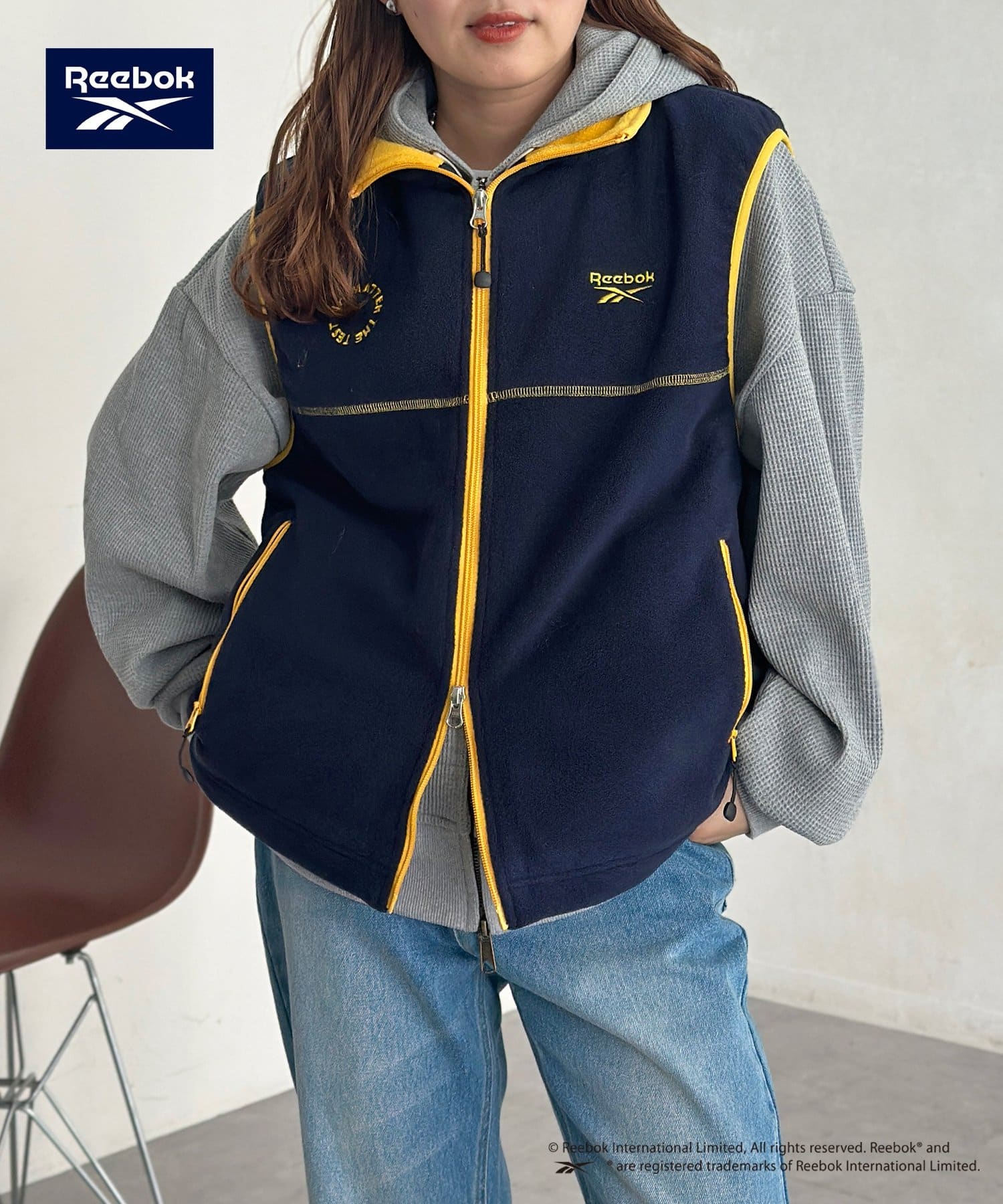 CPCM(シーピーシーエム) 【Reebok】フリースベスト