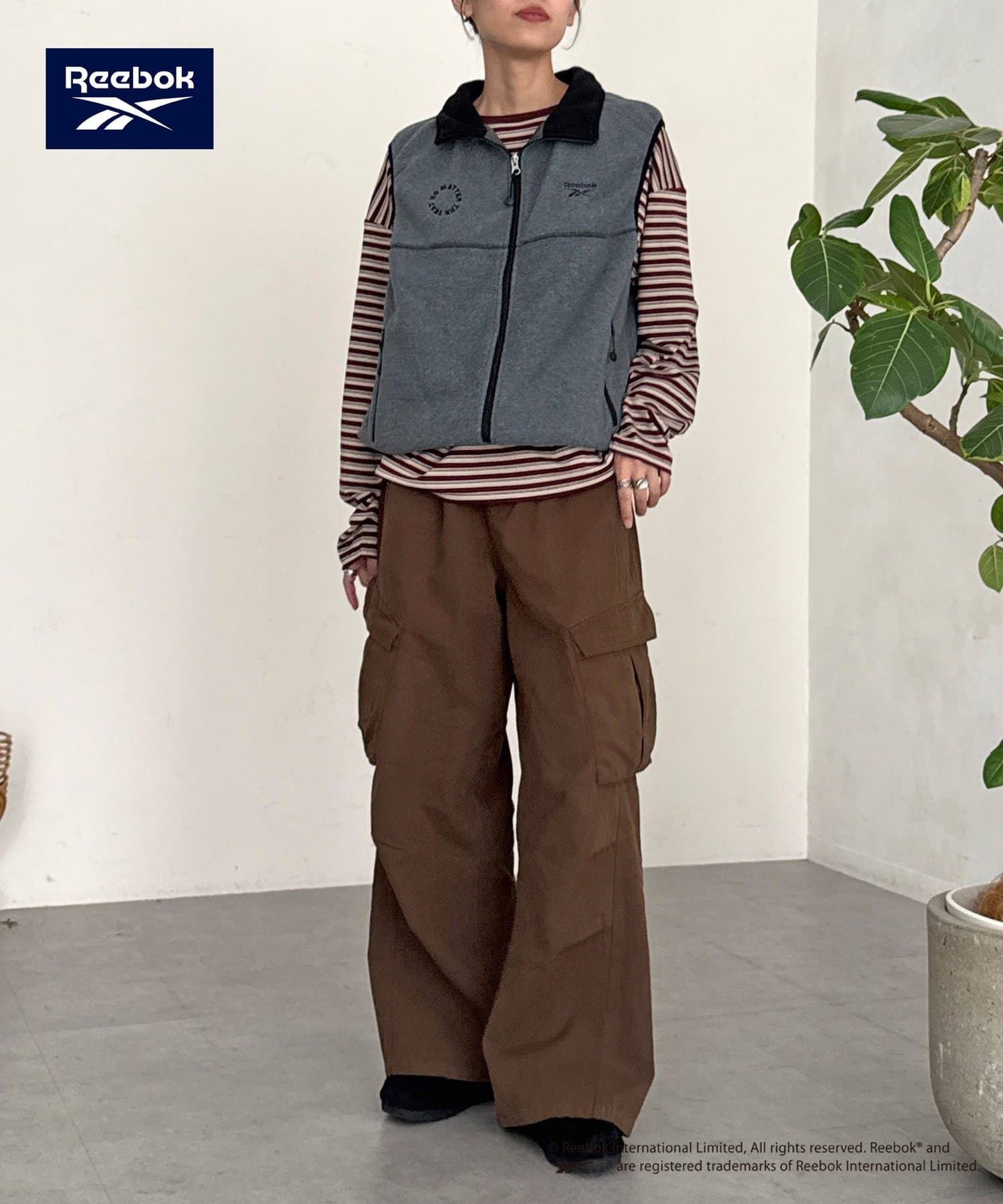 CPCM(シーピーシーエム) 【Reebok】フリースベスト
