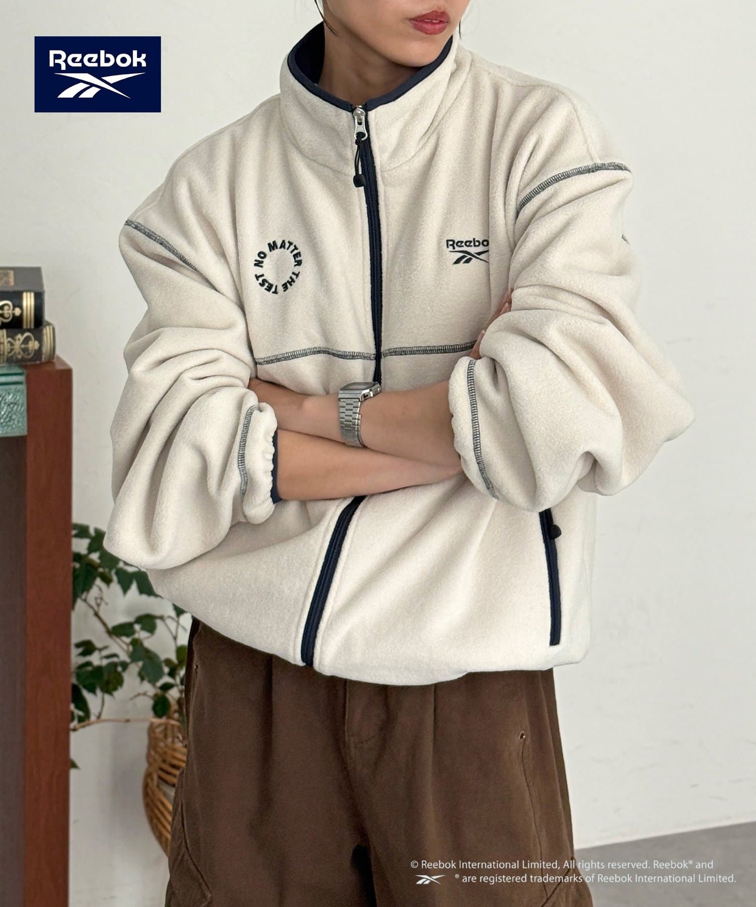 CPCM(シーピーシーエム) 【Reebok】フリースジャケット