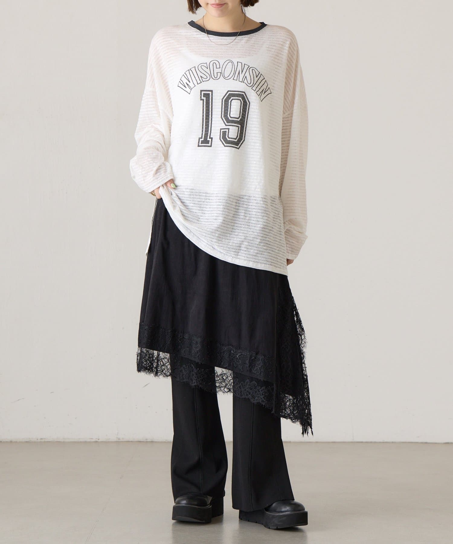 BEARDSLEY(ビアズリー) 《8/25(火)12:00予約》No.19シアボーダーTee《FRIPIER》