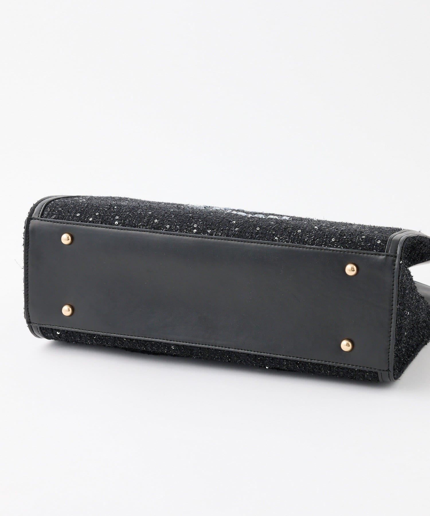one after another NICE CLAUP(ワンアフターアナザー ナイスクラップ) 【LouLoumei】ビジューロゴツイードキャリーオントート/推し活