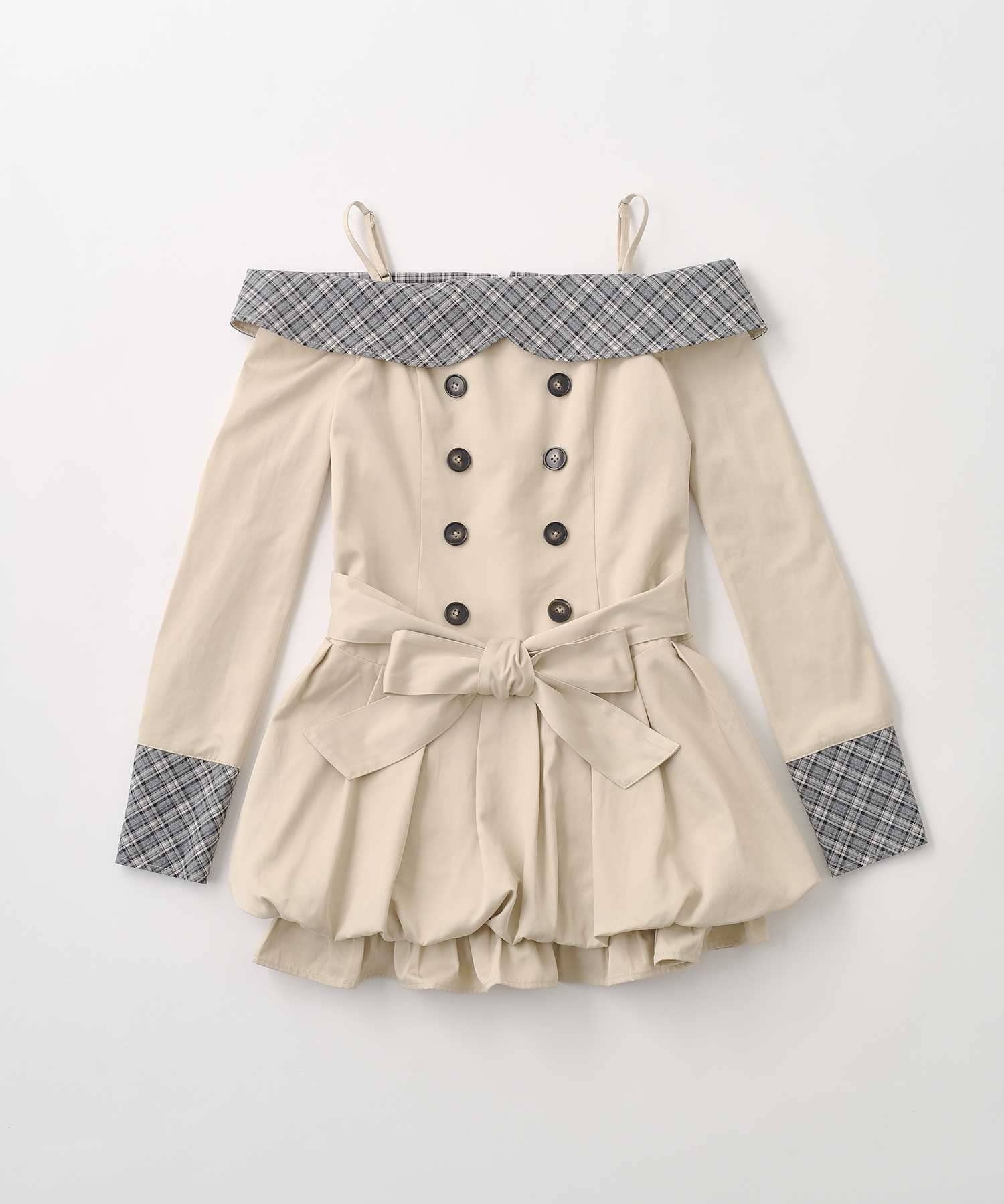 Belle Charme(ベルシャルム) 2way Trench Onepiece