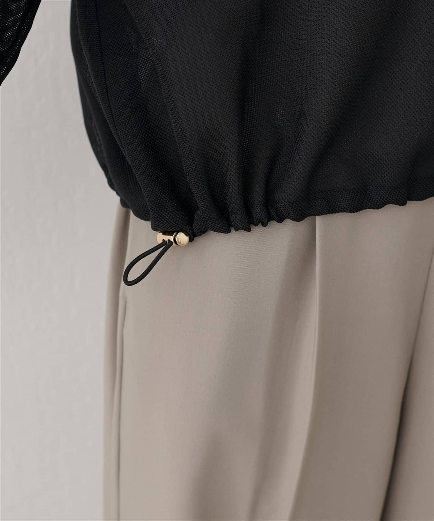natural couture(ナチュラルクチュール) お上品メッシュブルゾン