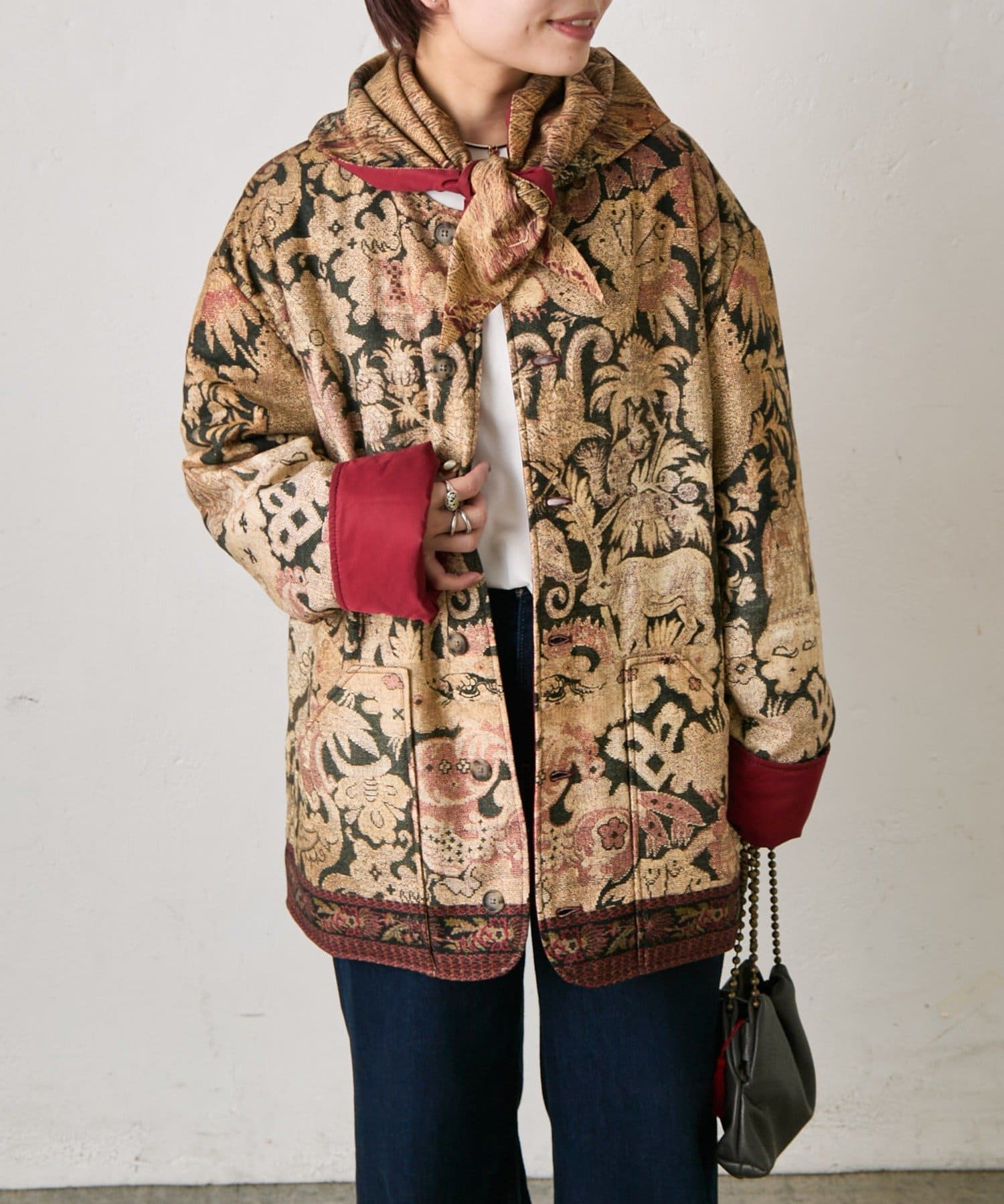 ear PAPILLONNER(イア パピヨネ) 【Pierre-Louis Mascia(ピエール ルイ マシア)】Reversible Padded Jacket/リバーシブル中綿ジャケット