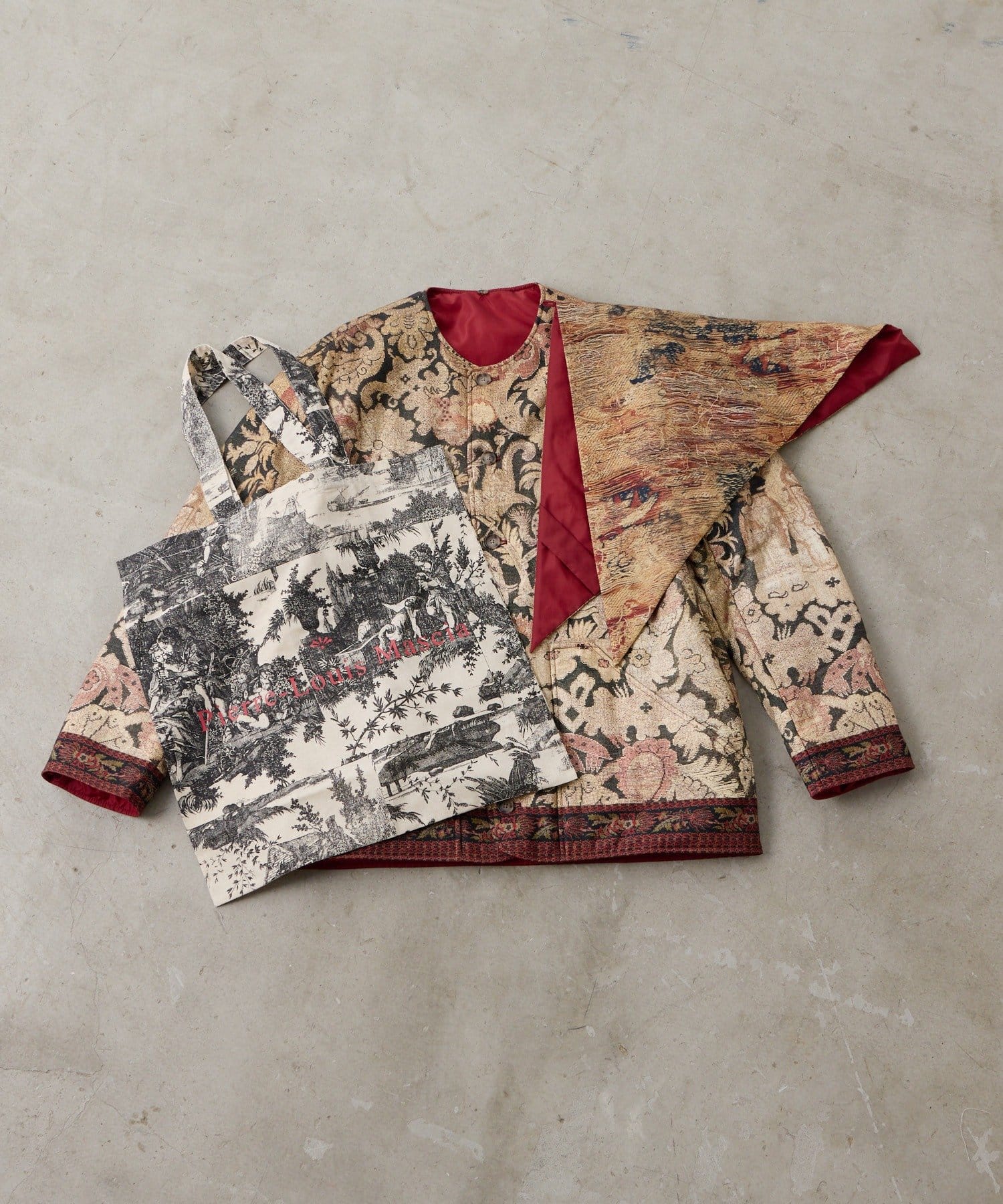 ear PAPILLONNER(イア パピヨネ) 【Pierre-Louis Mascia(ピエール ルイ マシア)】Reversible Padded Jacket/リバーシブル中綿ジャケット