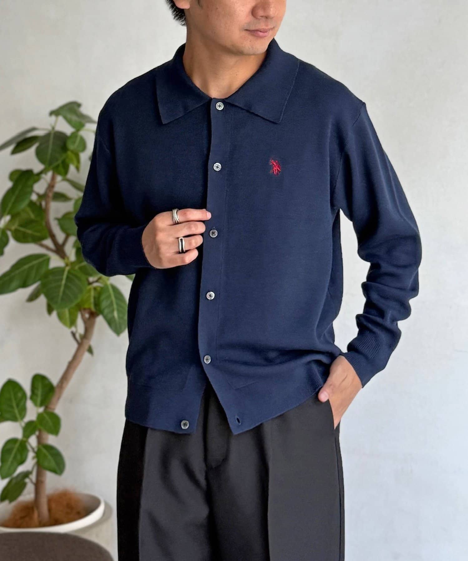 CPCM(シーピーシーエム) 【U.S. POLO ASSN. 】ニットシャツ