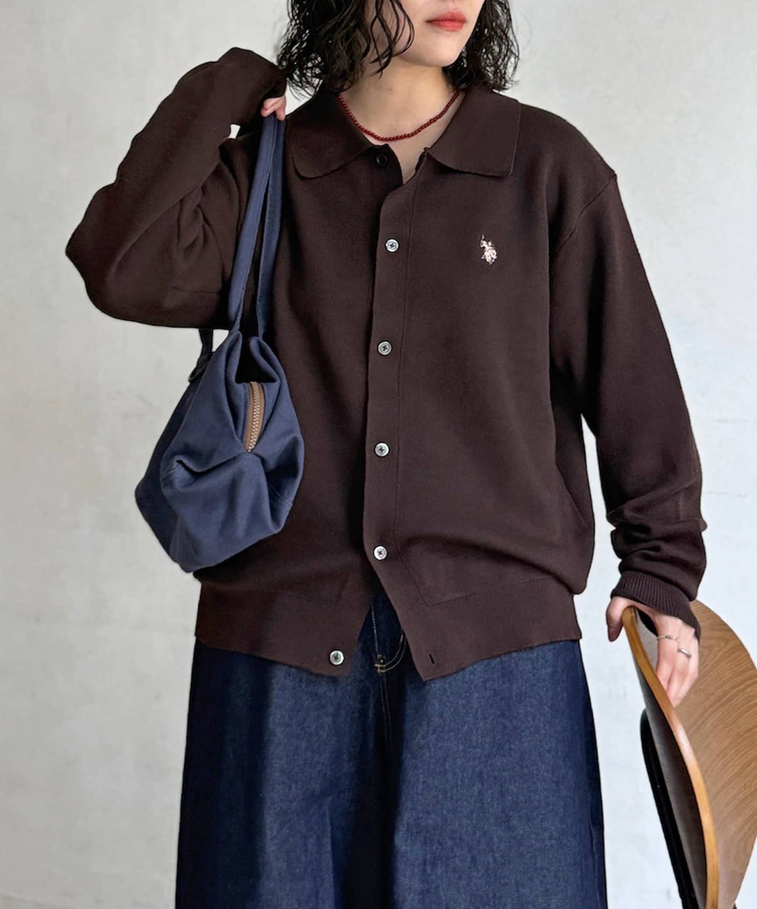 CPCM(シーピーシーエム) 【U.S. POLO ASSN. 】ニットシャツ