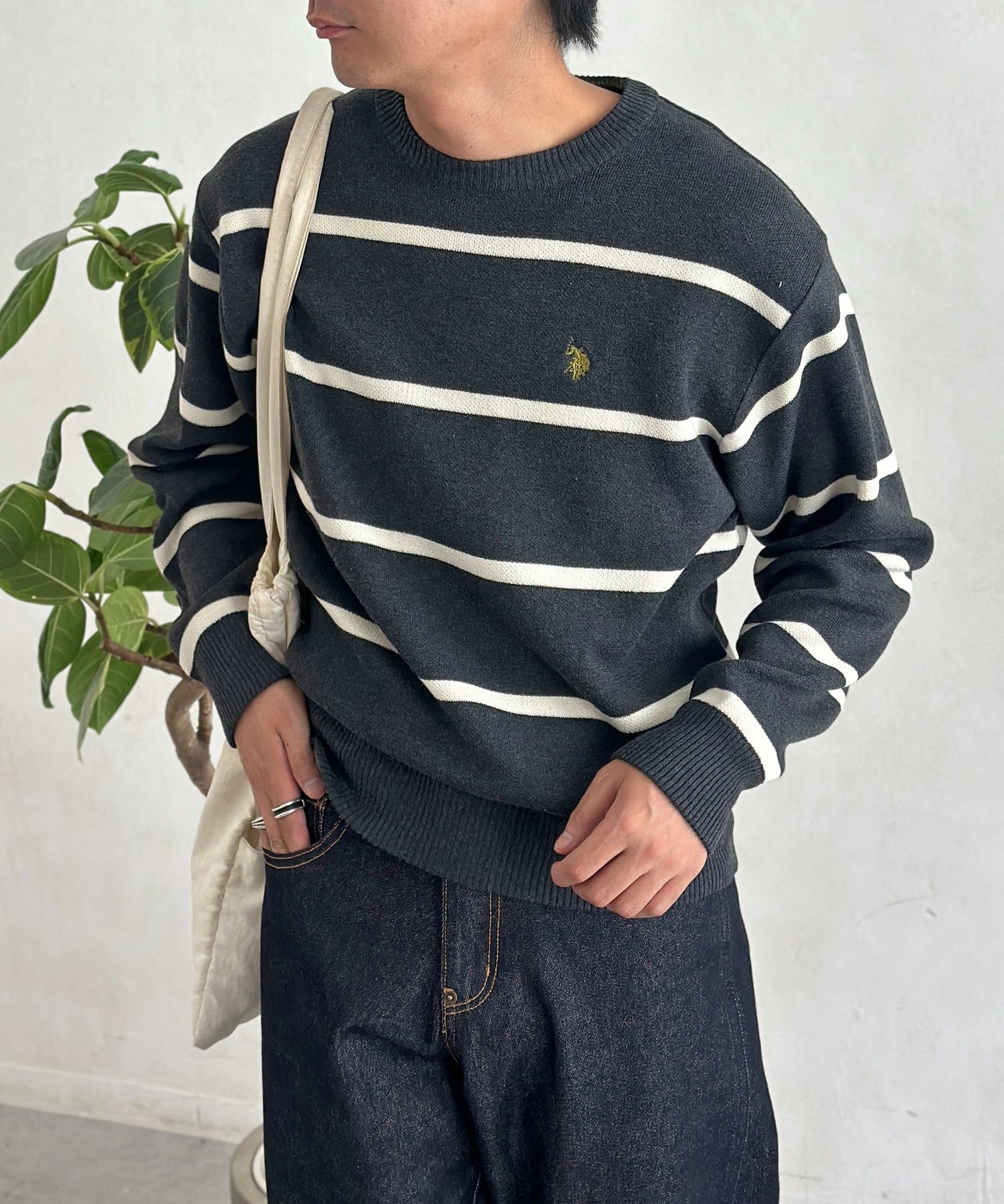 CPCM(シーピーシーエム) 【U.S. POLO ASSN.】スウェットライクニットプルオーバー