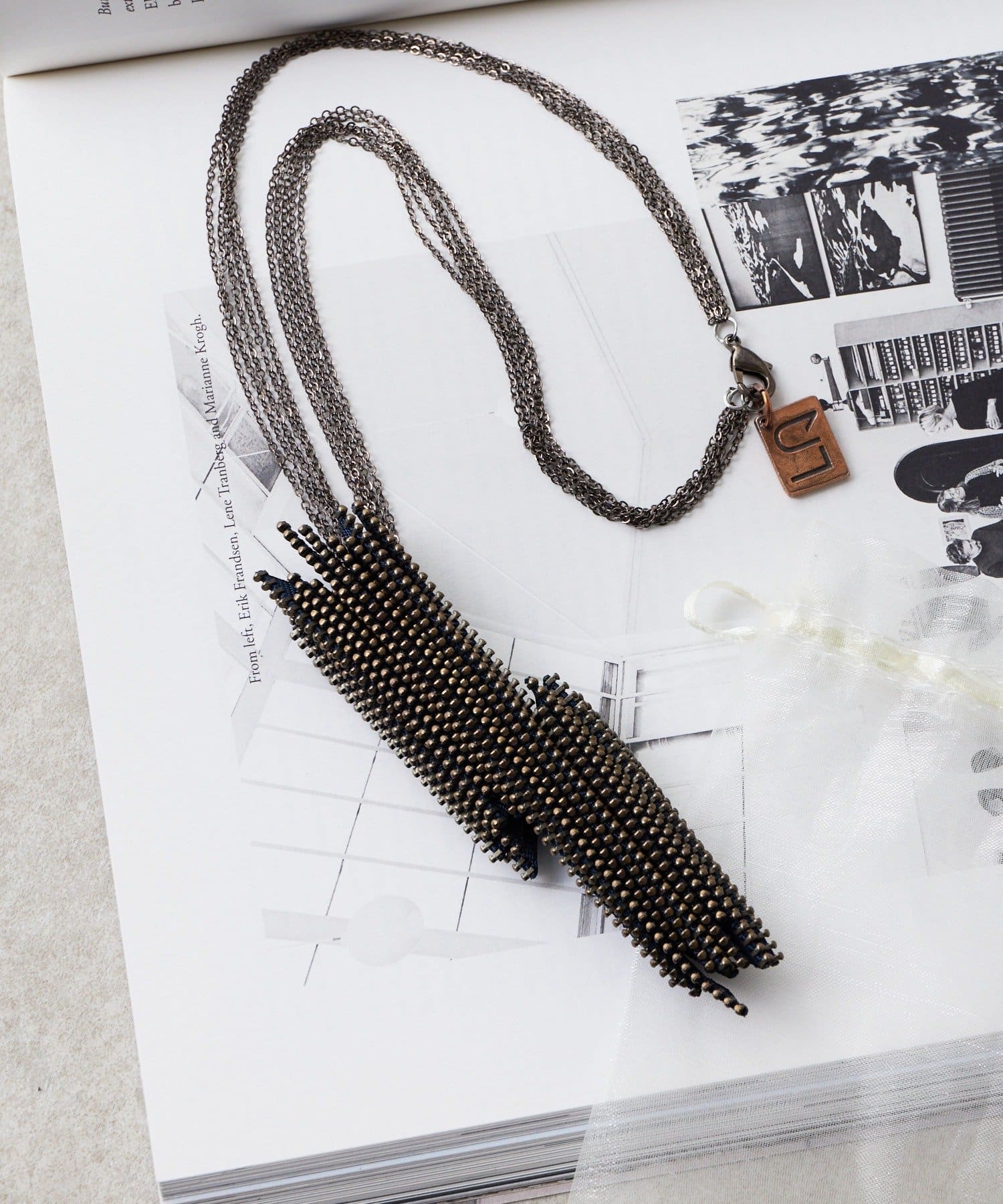 ear PAPILLONNER(イア パピヨネ) 【SC BAZART JEWELRY（エスシー バザール ジュエリー）】ジッパーネックレス