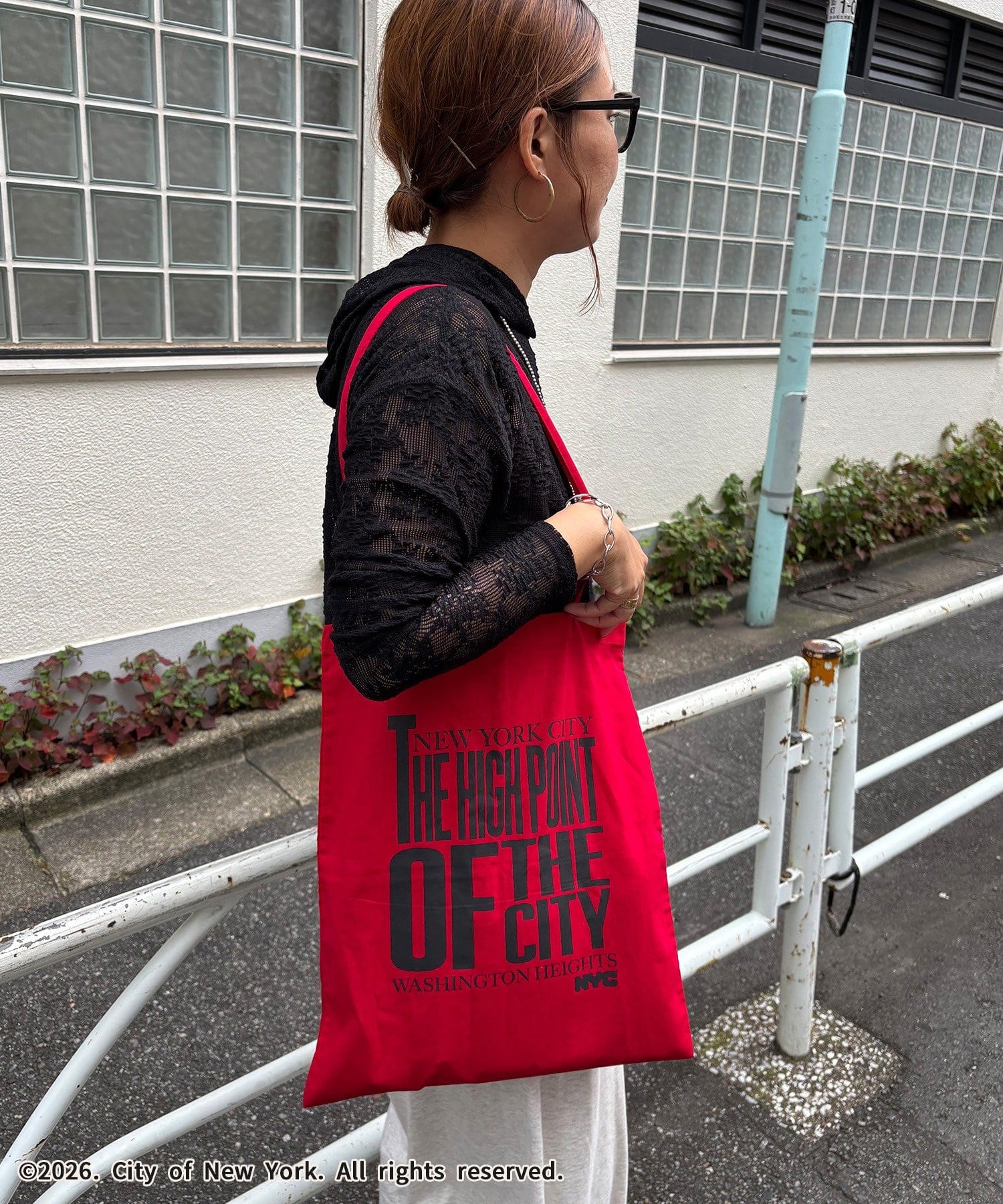 PUAL CE CIN(ピュアルセシン) 【＠remi_usus企画×GOOD ROCK SPEED別注】NYCロゴトート