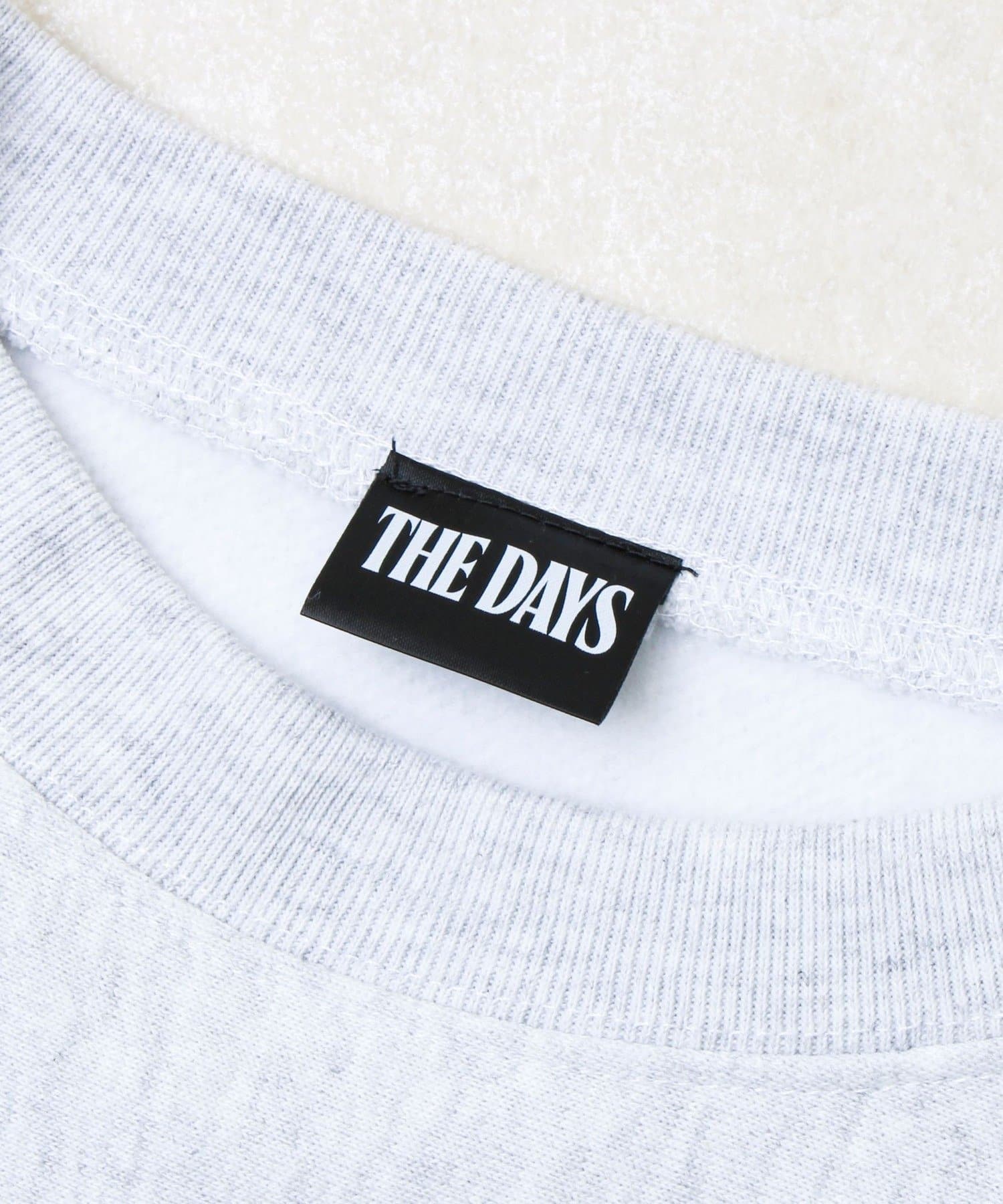 FREDY & GLOSTER(フレディ アンド グロスター) 【THE DAYS/ザ デイ】髭文字刺繍 クルーネックスウェット 裏起毛