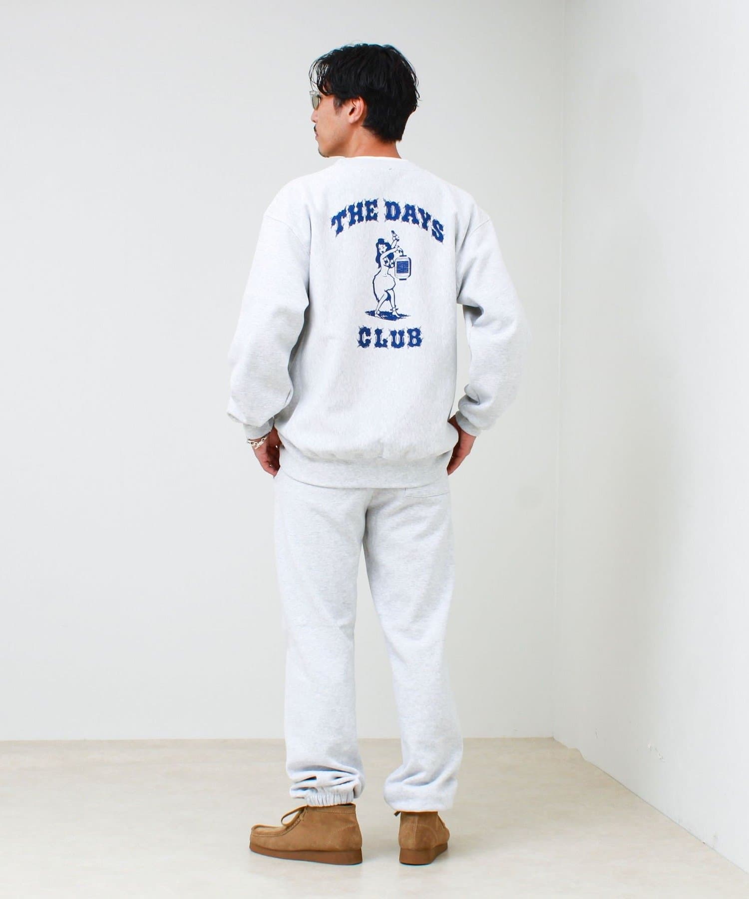 THE DAYS/ザ デイ】髭文字刺繍 スウェットパンツ 裏起毛 | FREDY