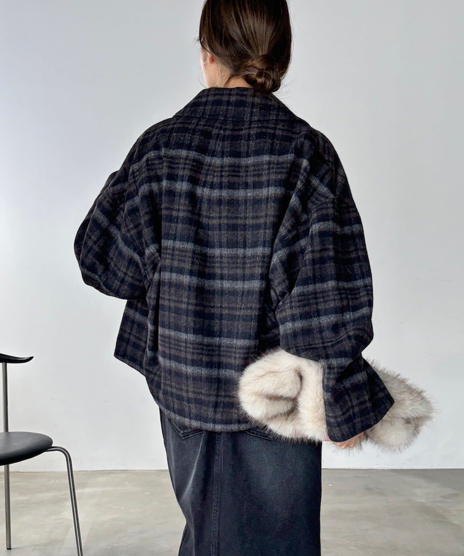 DOUDOU(ドゥドゥ) ジップアップショートコート