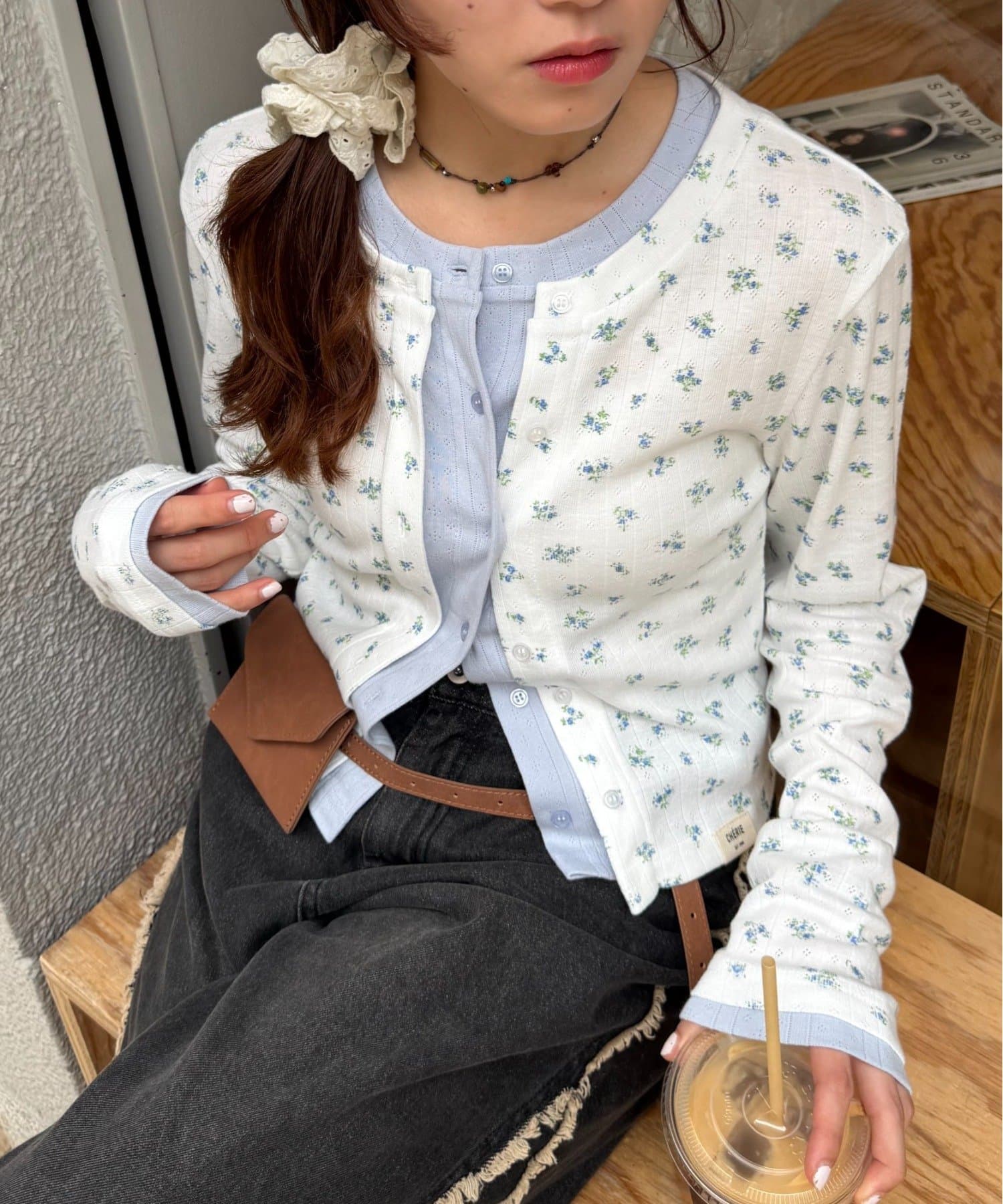 w closet(ダブルクローゼット) パターンメッシュカーデ