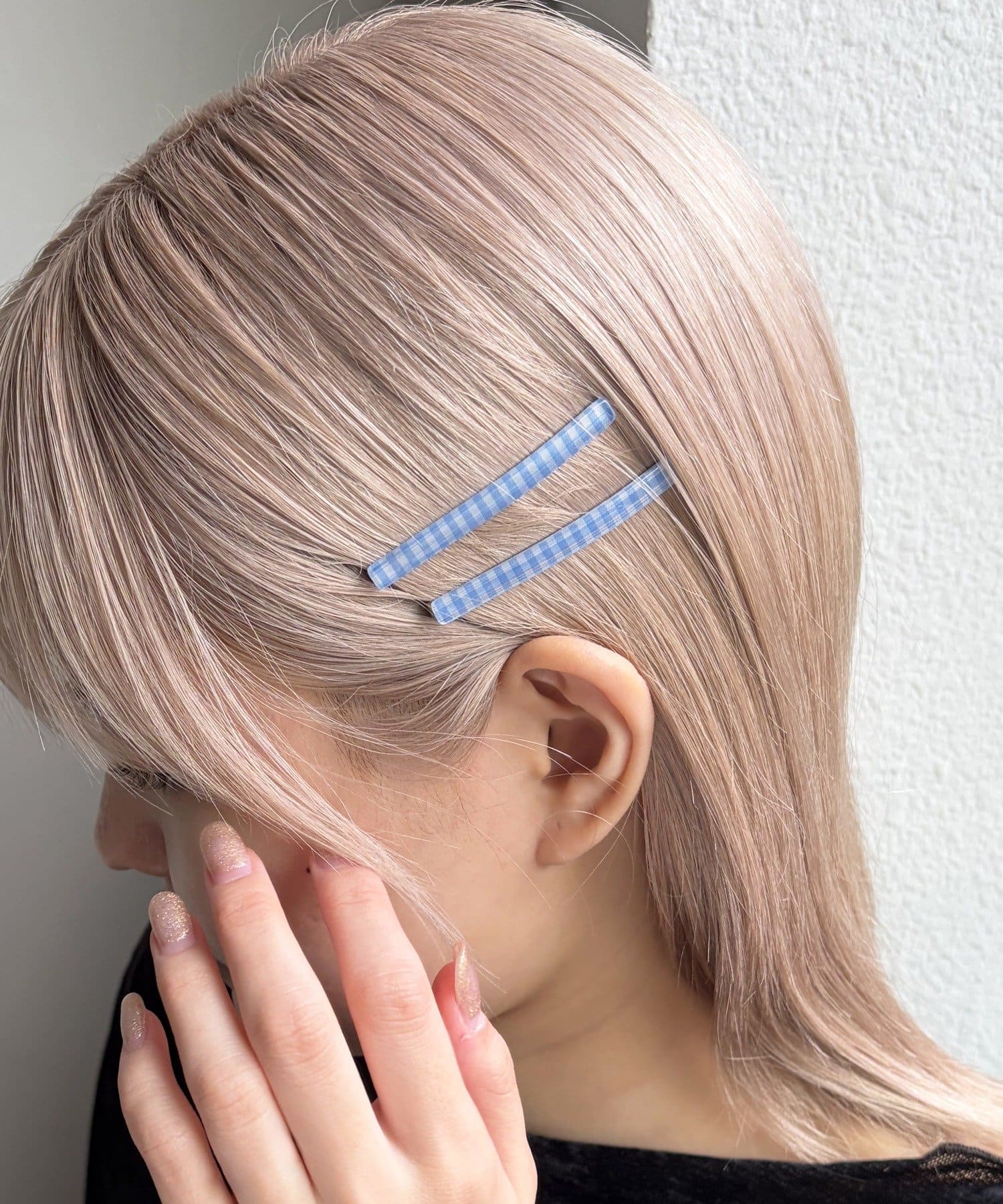 Lattice(ラティス) チェックヘアピンセット(4P)