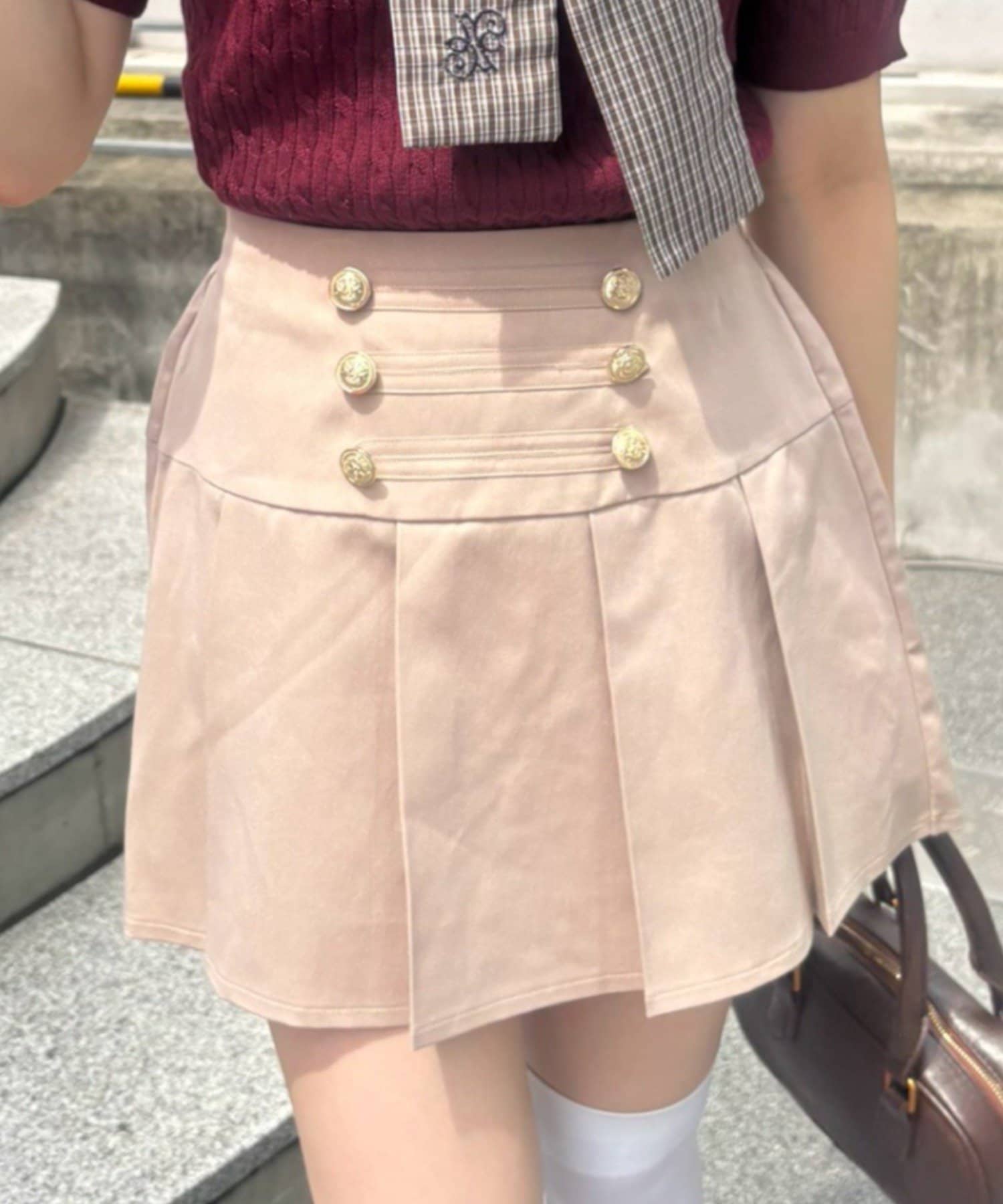 NICE CLAUP / OLIVE des OLIVE OUTLET(ナイスクラップ  / オリーブ デ オリーブ アウトレット) 【continuer】ナポレオン風ミニスカート