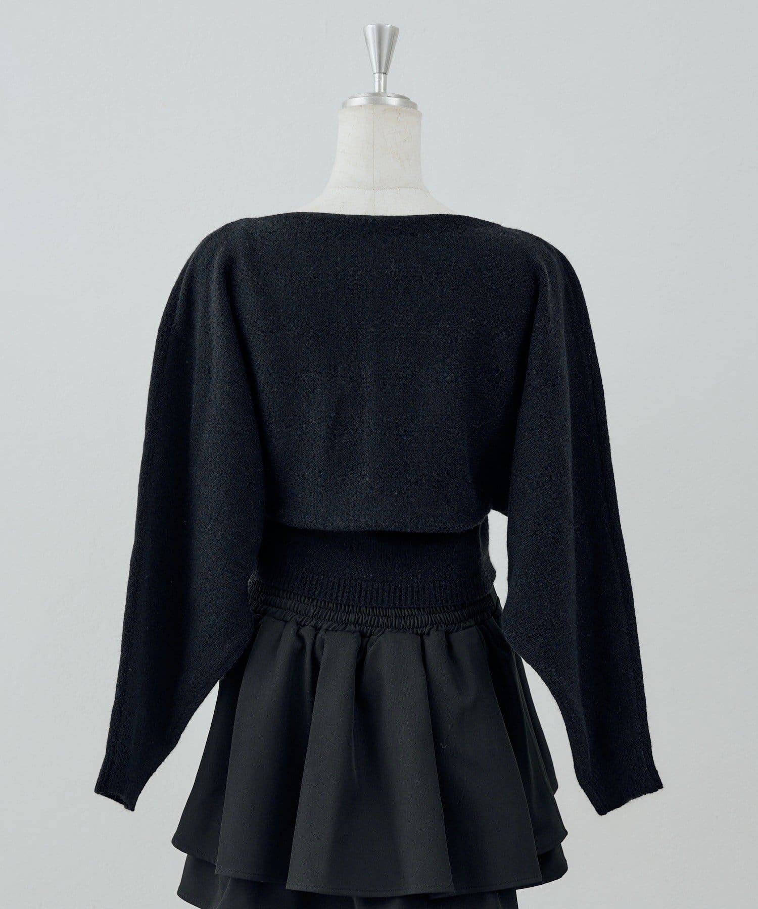 NICE CLAUP / OLIVE des OLIVE OUTLET(ナイスクラップ  / オリーブ デ オリーブ アウトレット) 【continuer】ビスチェセットリボンボレロニット