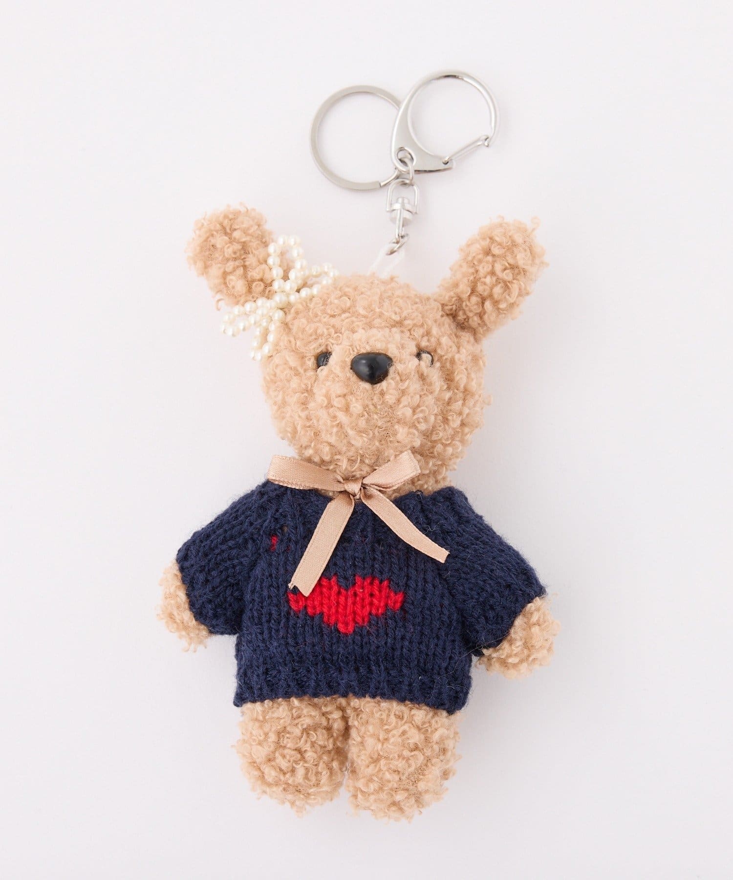 NICE CLAUP / OLIVE des OLIVE OUTLET(ナイスクラップ  / オリーブ デ オリーブ アウトレット) 【one after another】バッグチャームニットベア