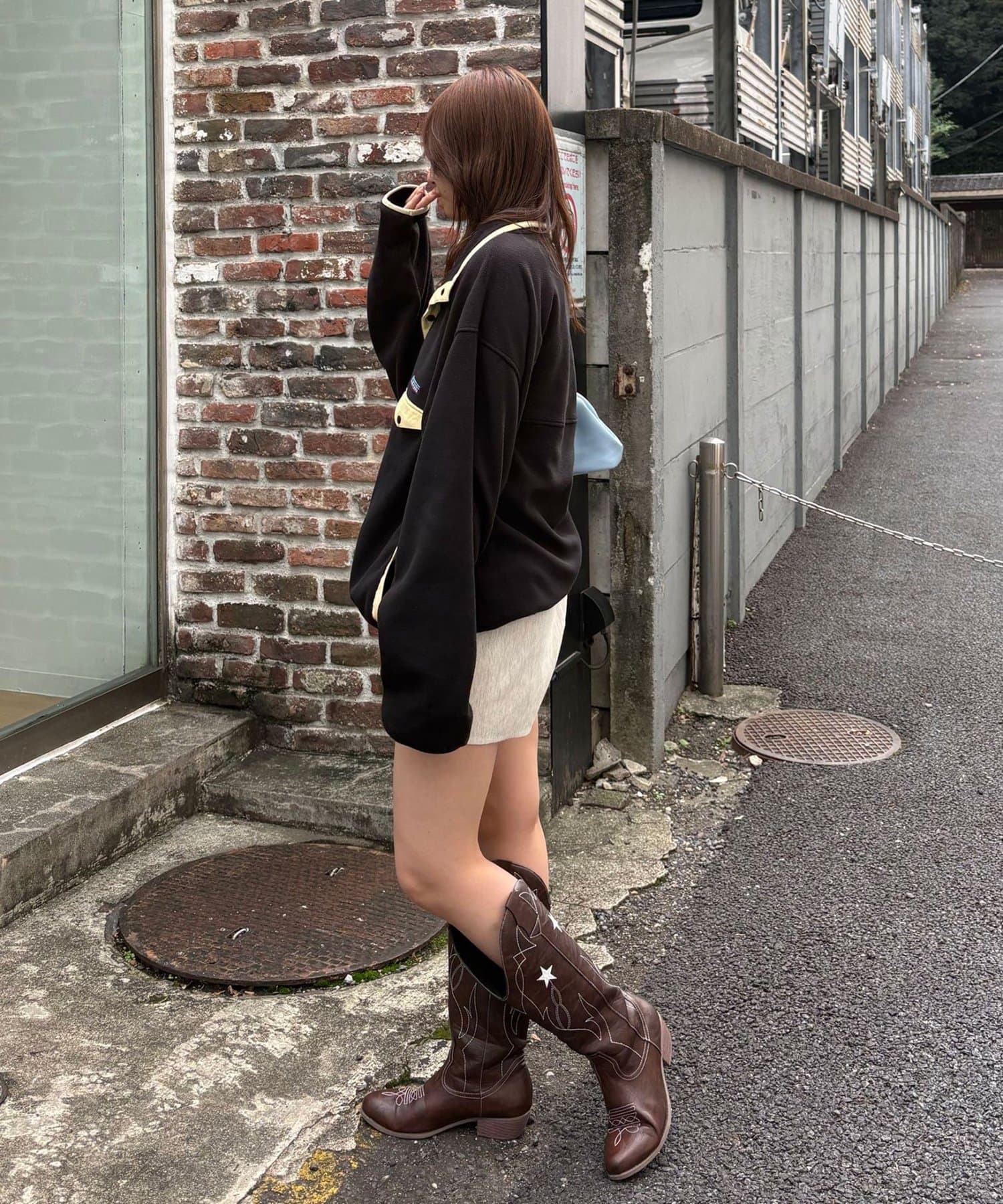CIAOPANIC(チャオパニック) スナップボタンフリースプルオーバー